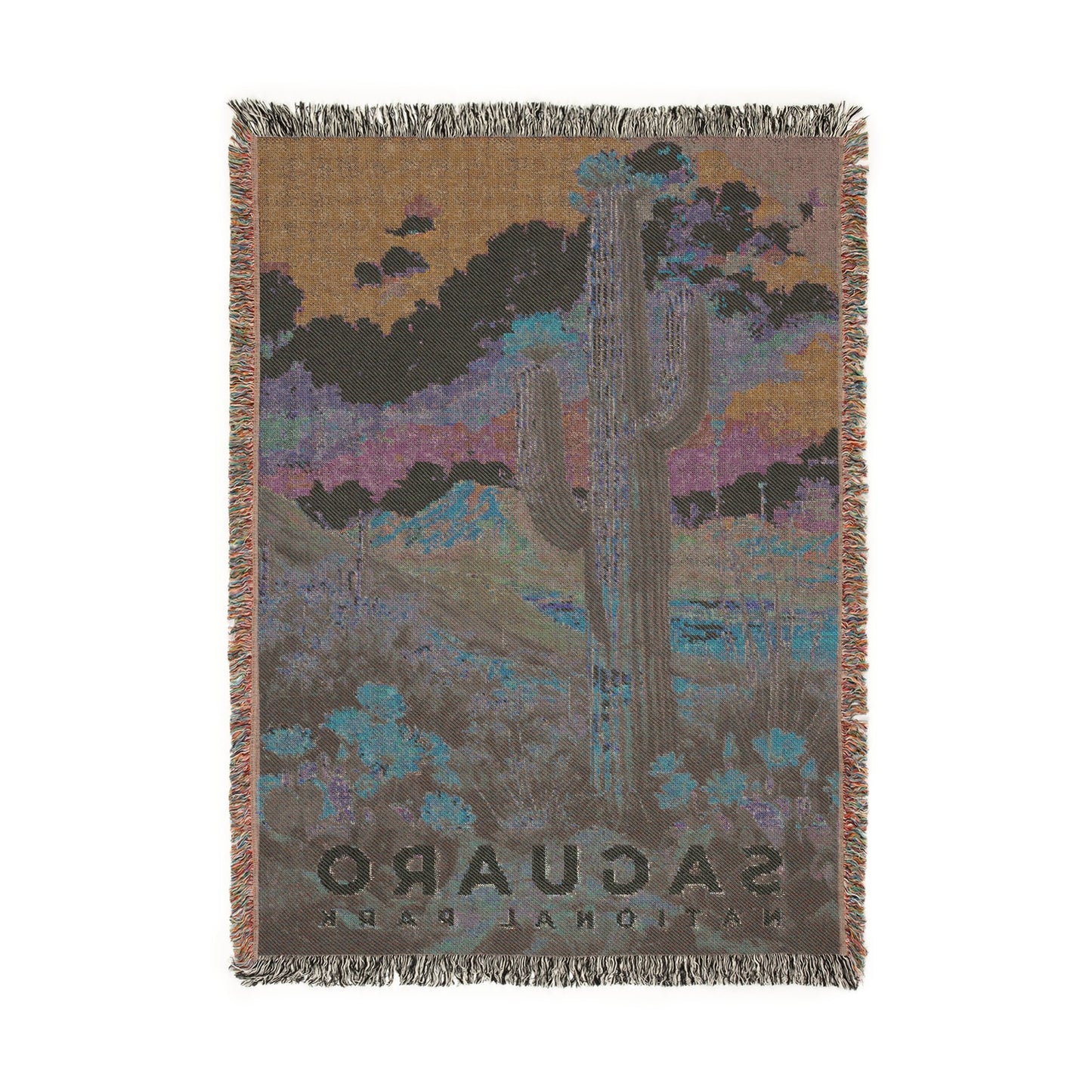 Saguaro National Park Woven Blanket | S18