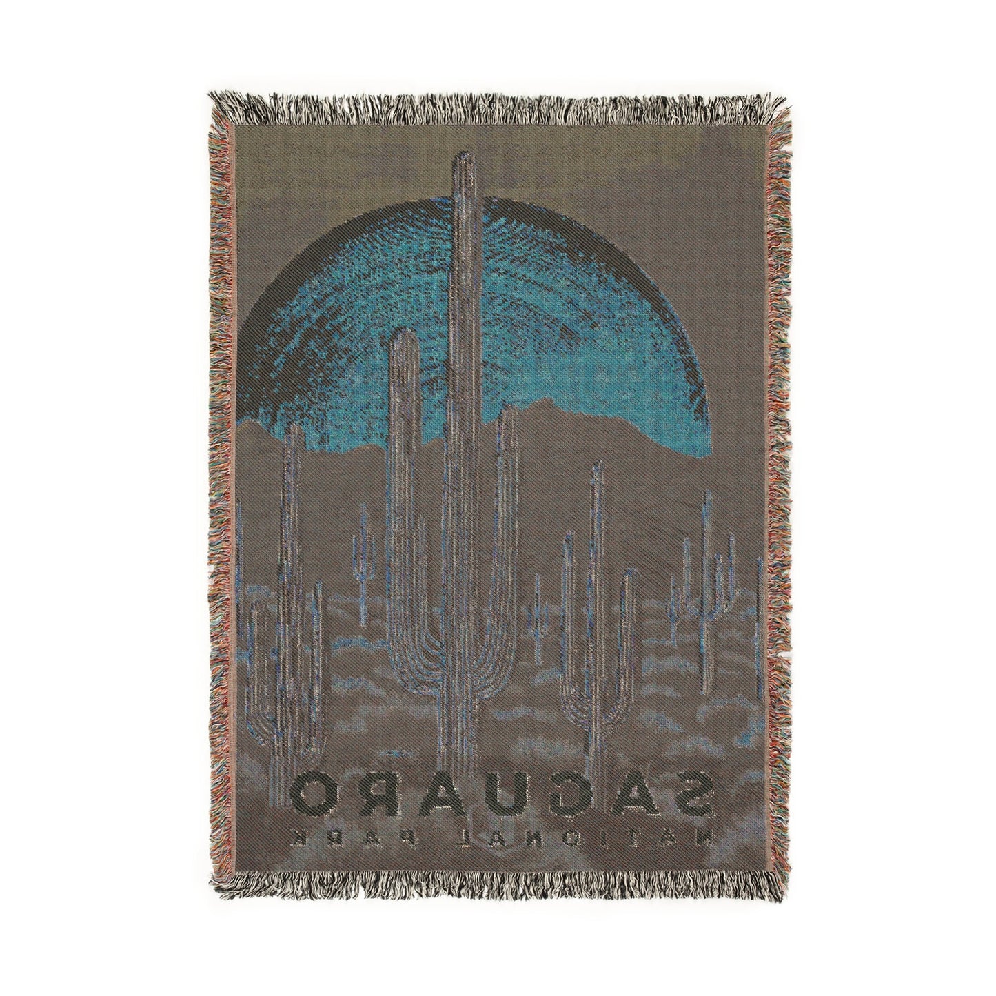 Saguaro National Park Woven Blanket | S19