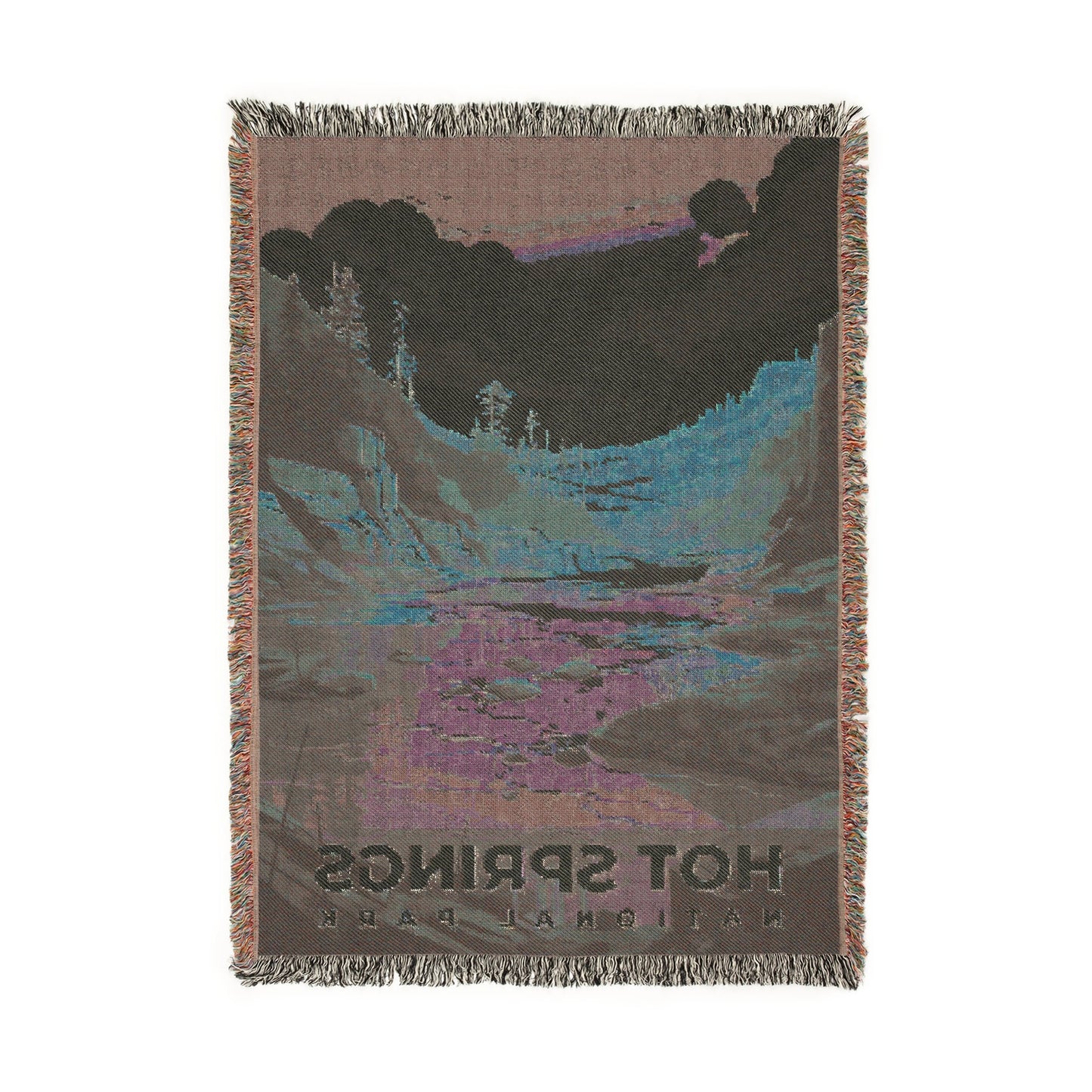 Hot Springs National Park Woven Blanket | S07