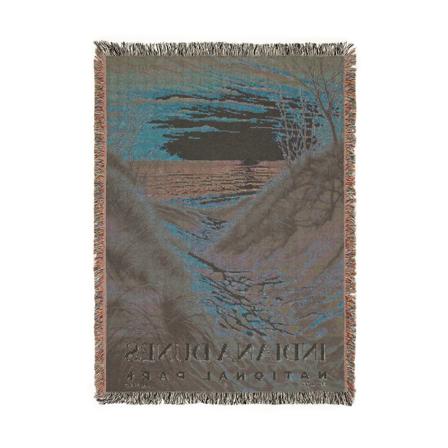 Indiana Dunes National Park Woven Blanket | S02