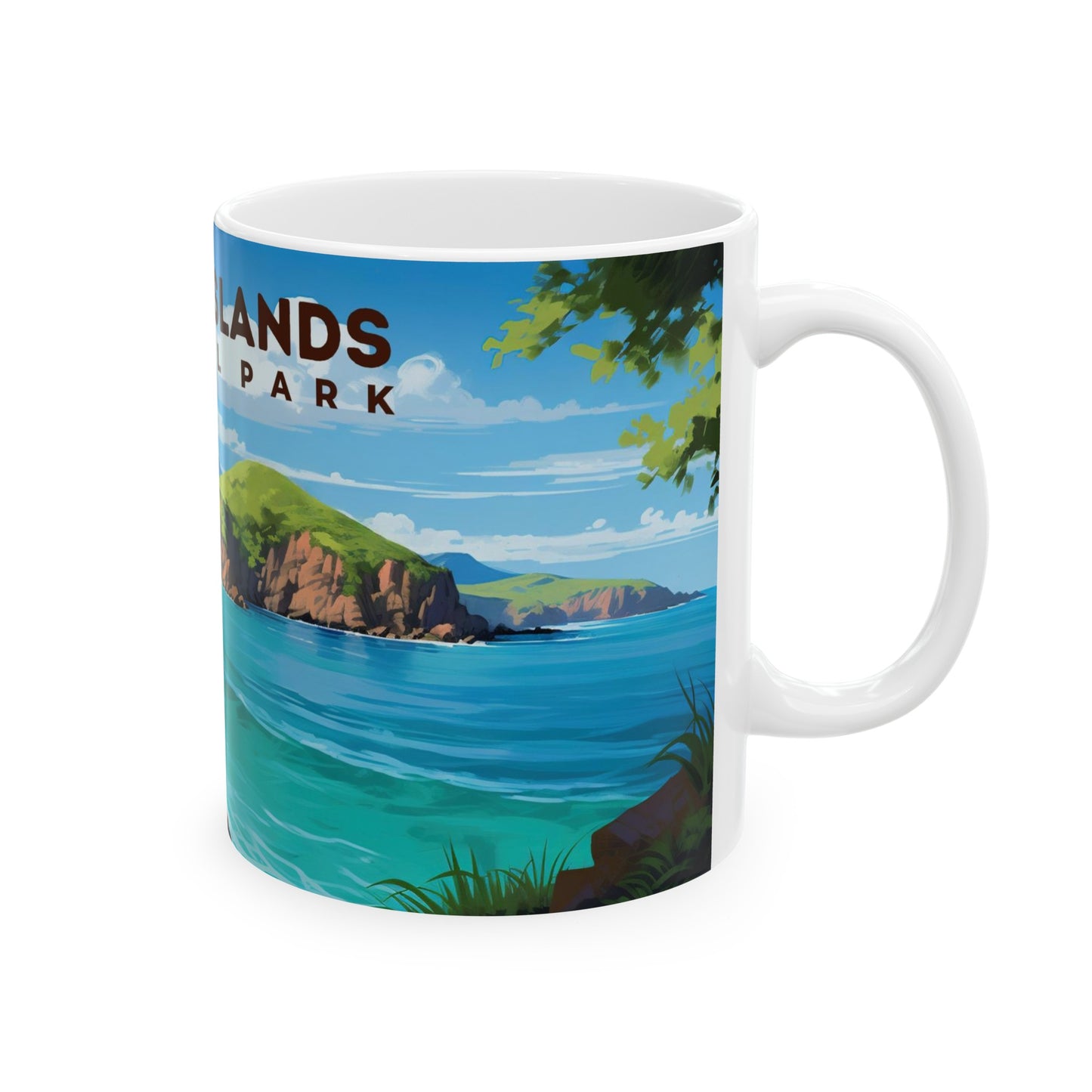 Virgin Islands National Park Mug | White Ceramic Mug (11oz, 15oz)
