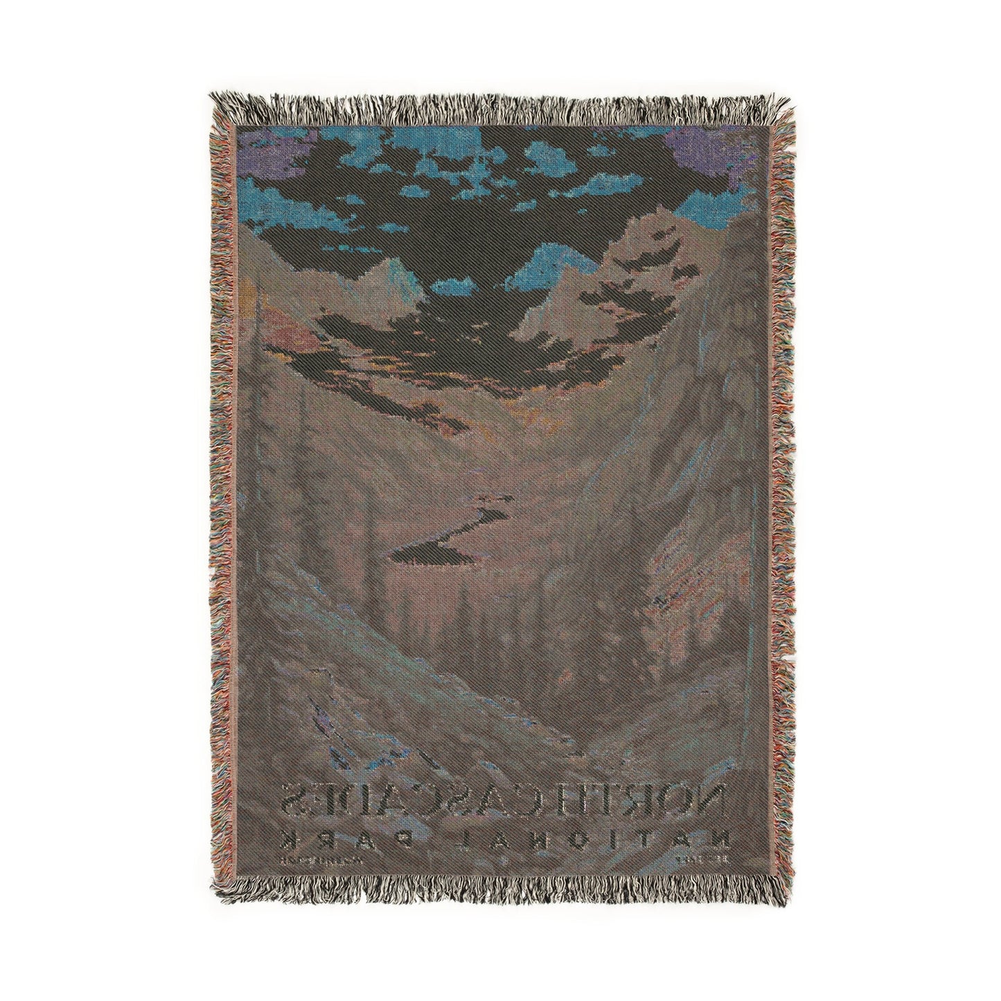 North Cascades National Park Woven Blanket | S02