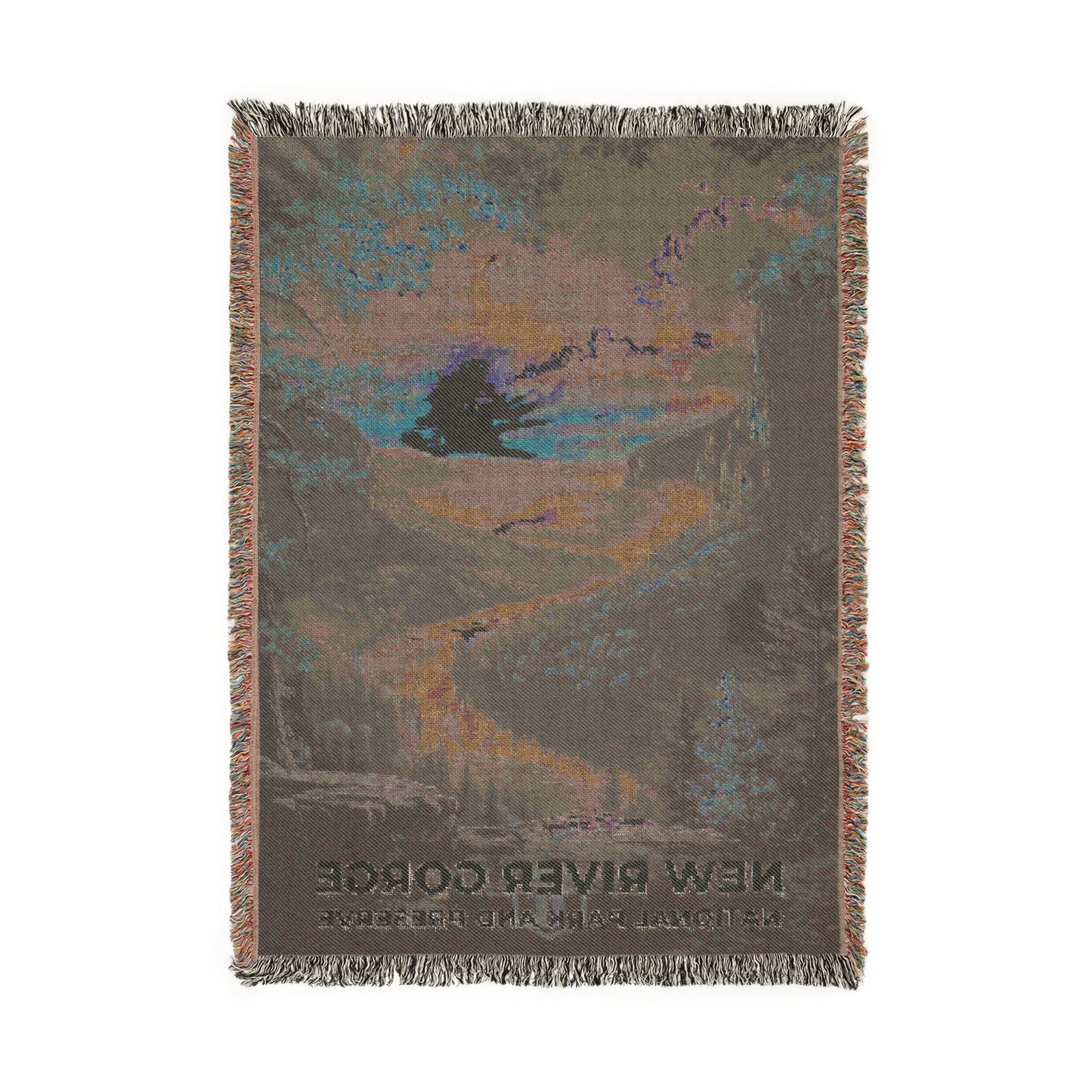 New River Gorge National Park Woven Blanket | S16
