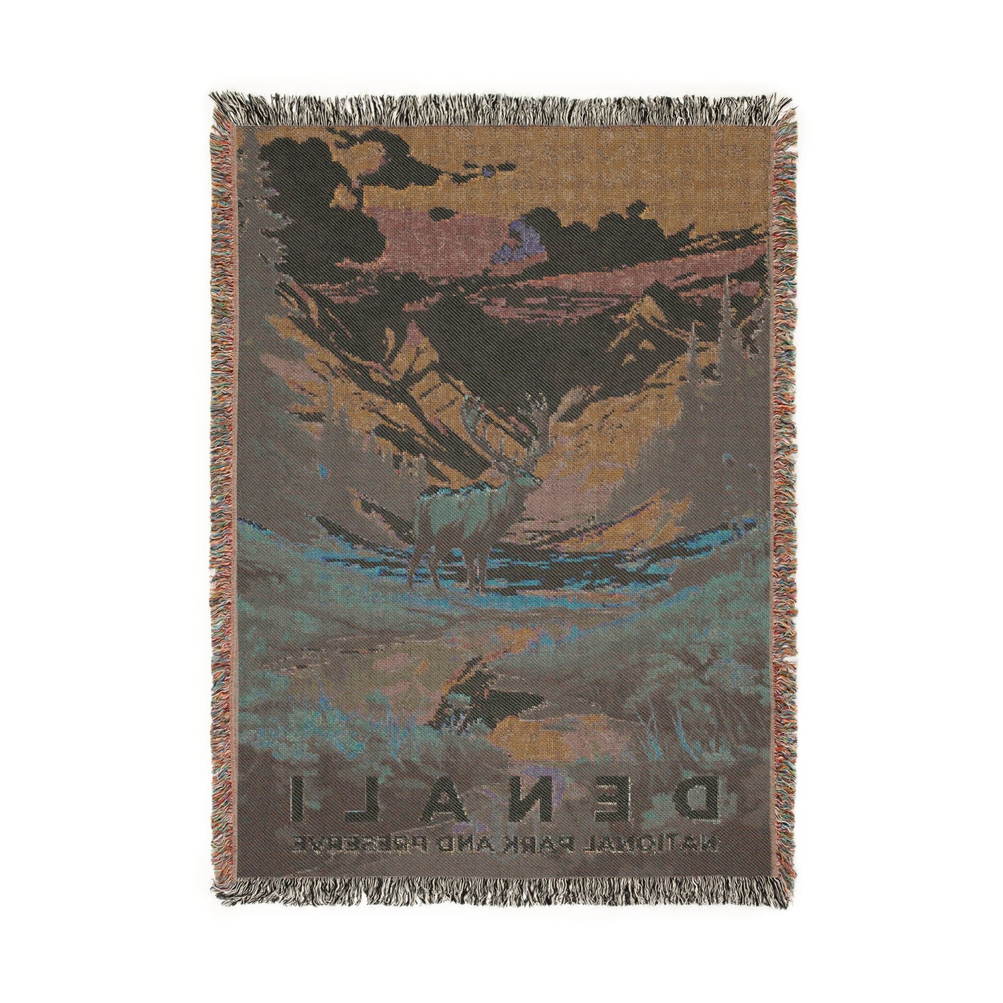 Denali National Park Woven Blanket | S07