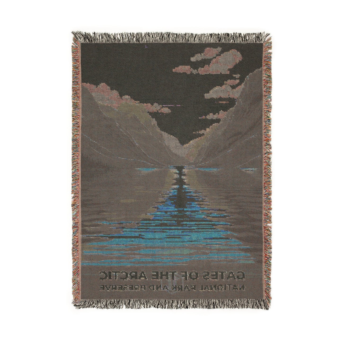 Gates of the Arctic National Park Woven Blanket | S19