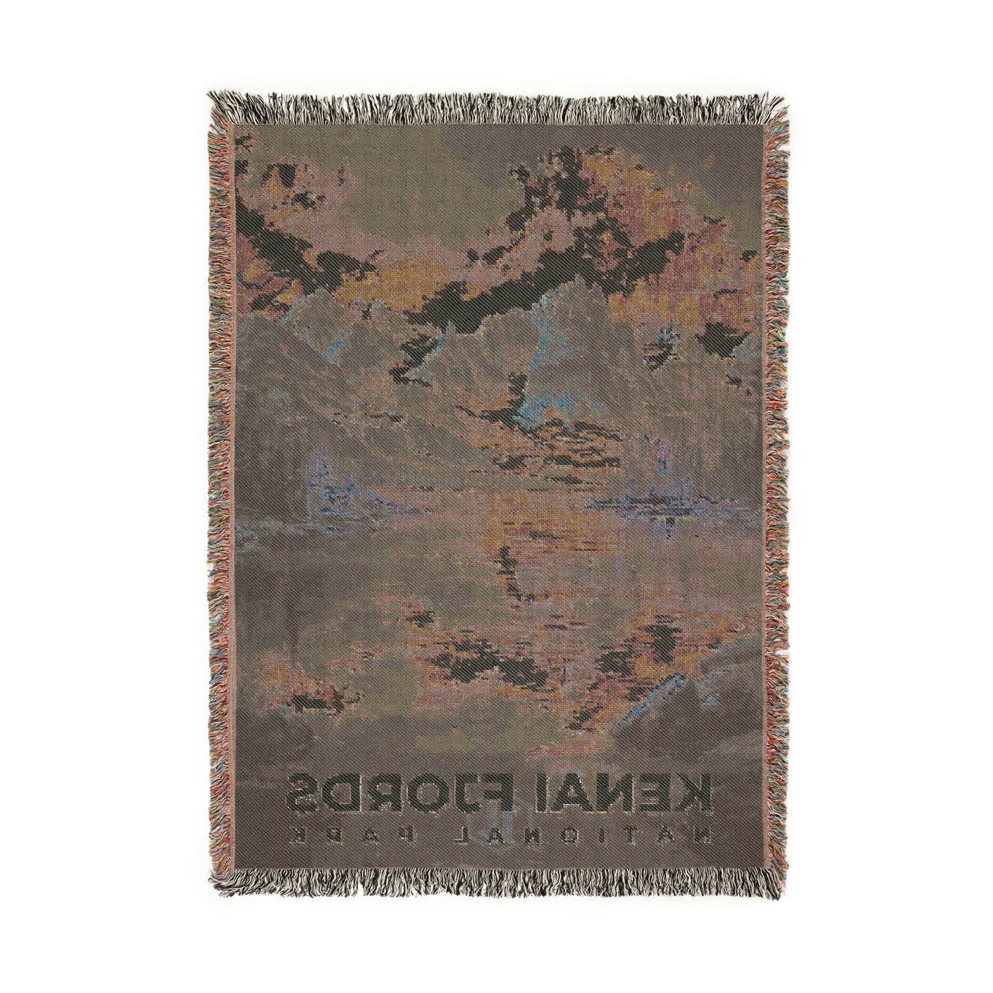 Kenai Fjords National Park Woven Blanket | S14