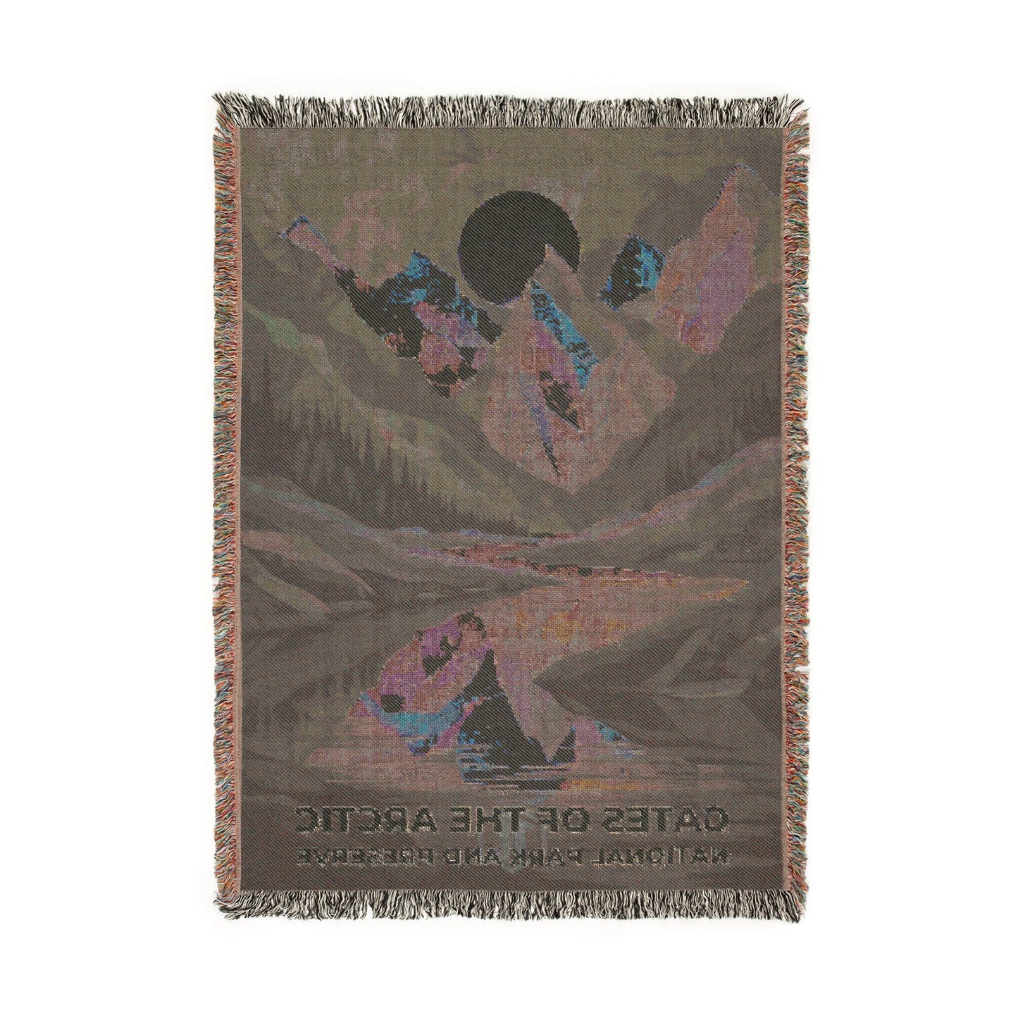 Gates of the Arctic National Park Woven Blanket | S20