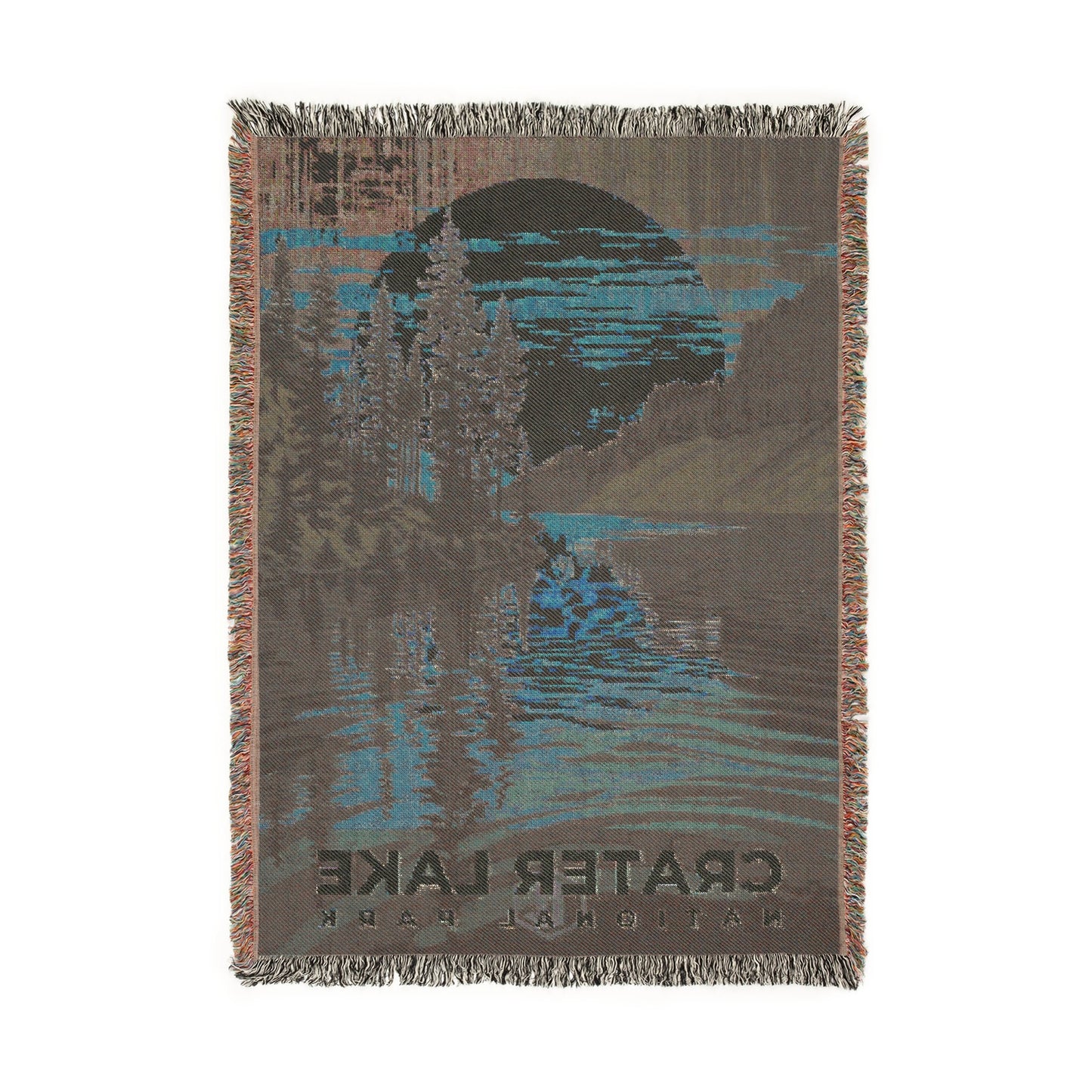 Crater Lake National Park Woven Blanket | S19