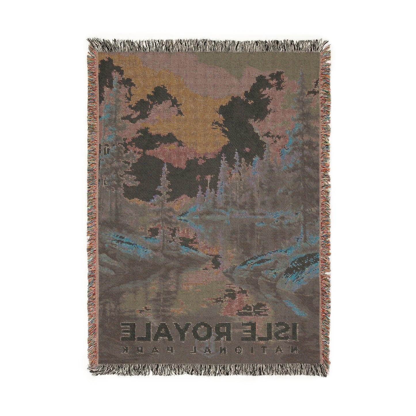 Isle Royale National Park Woven Blanket | S18