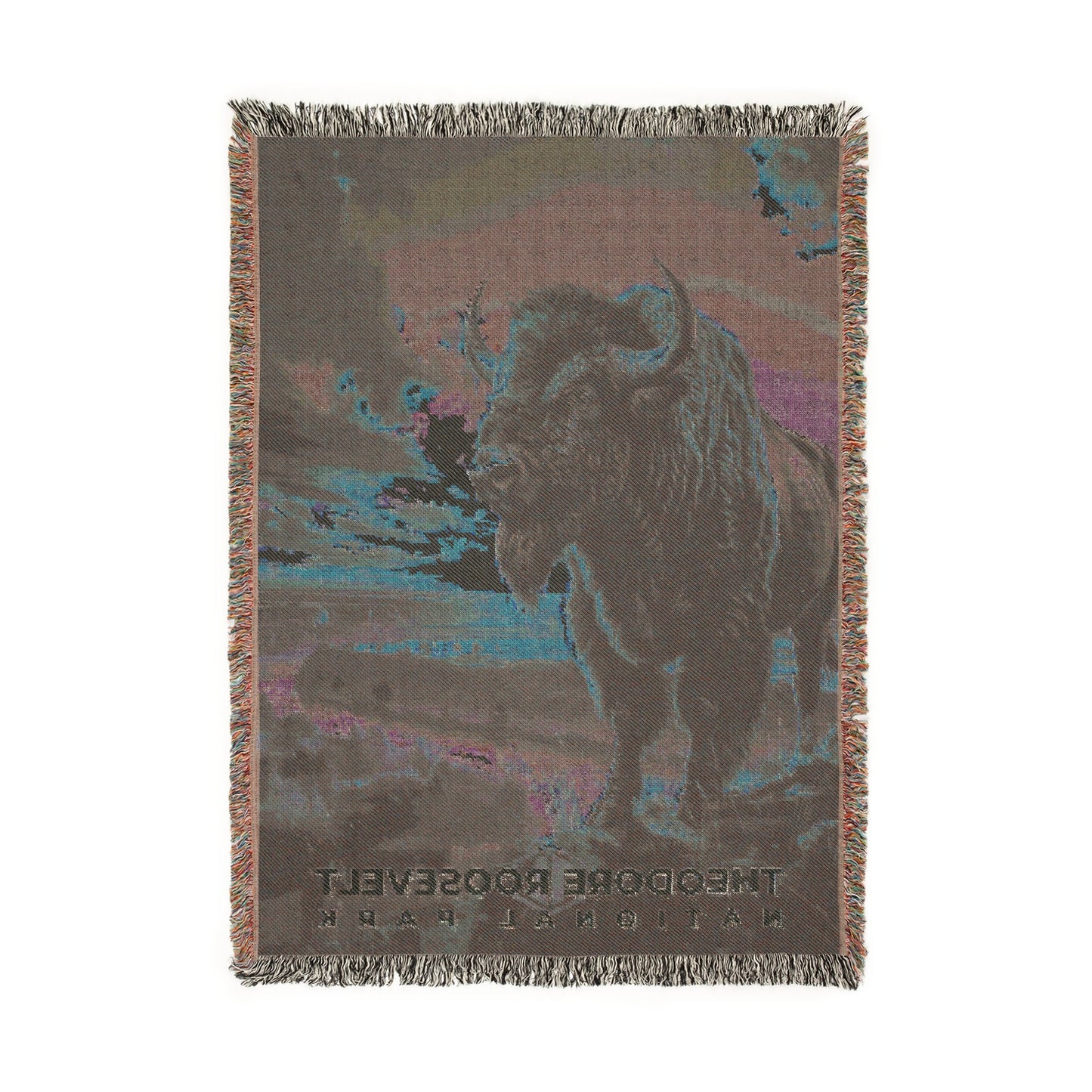 Theodore Roosevelt National Park Woven Blanket | S16