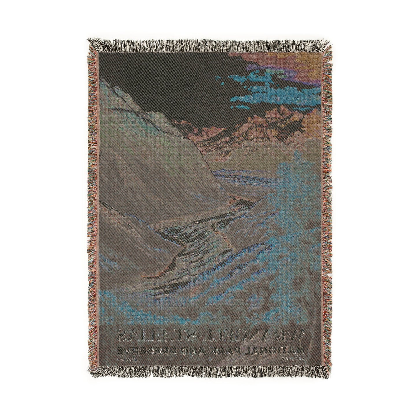 Wrangell-St. Elias National Park Woven Blanket | S02