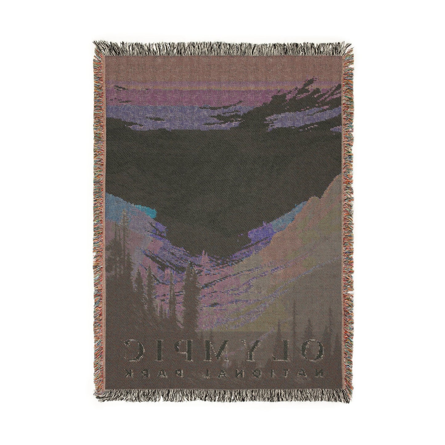 Olympic National Park Woven Blanket | S01
