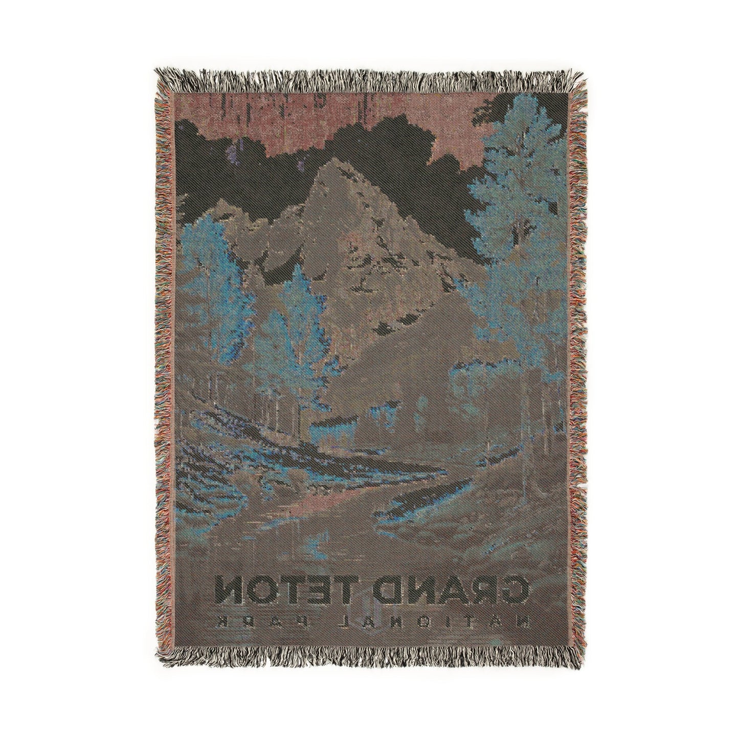 Grand Teton National Park Woven Blanket | S19