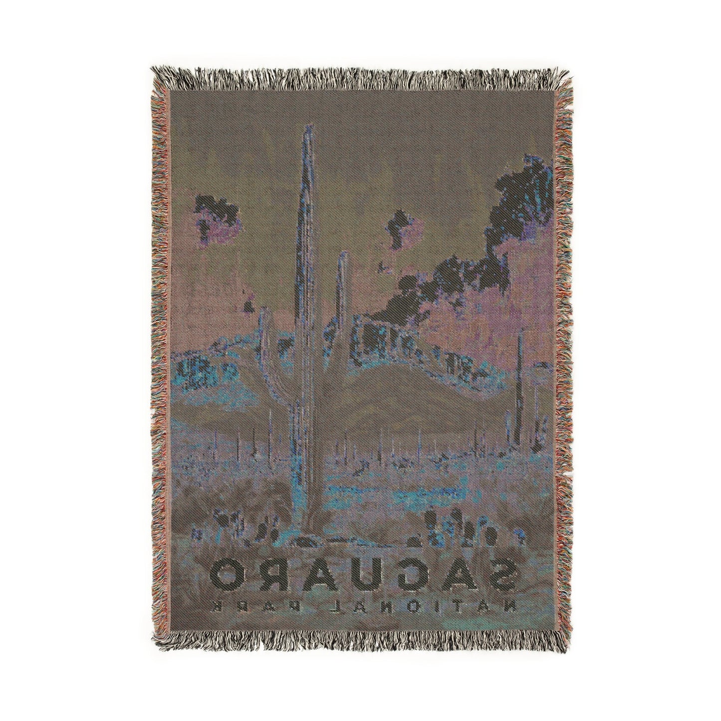 Saguaro National Park Woven Blanket | S14
