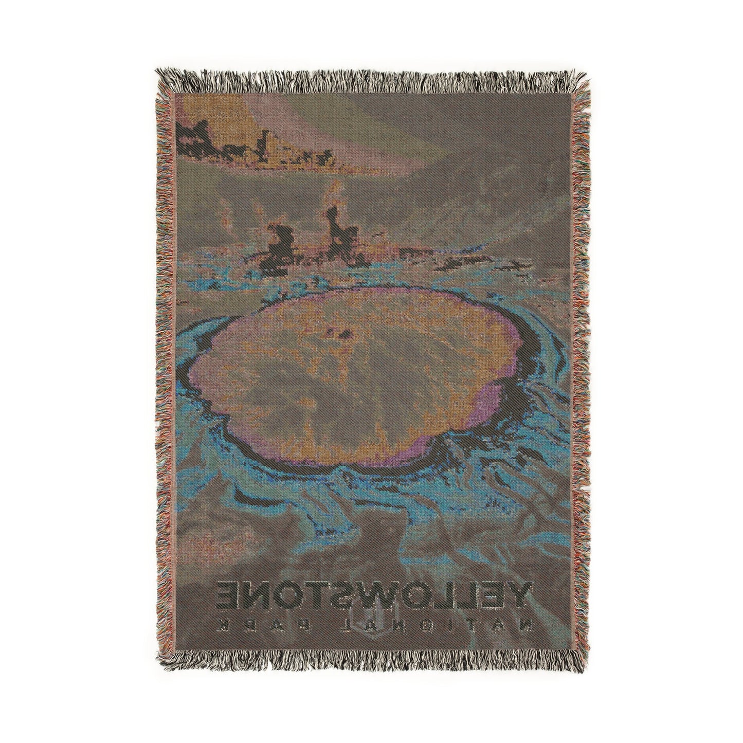 Yellowstone National Park Woven Blanket | S16