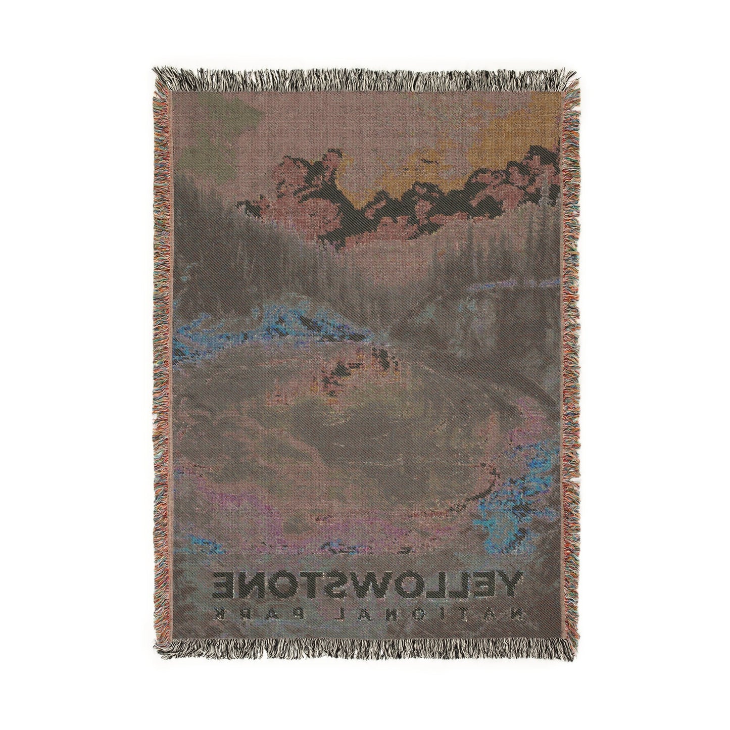 Yellowstone National Park Woven Blanket | S14