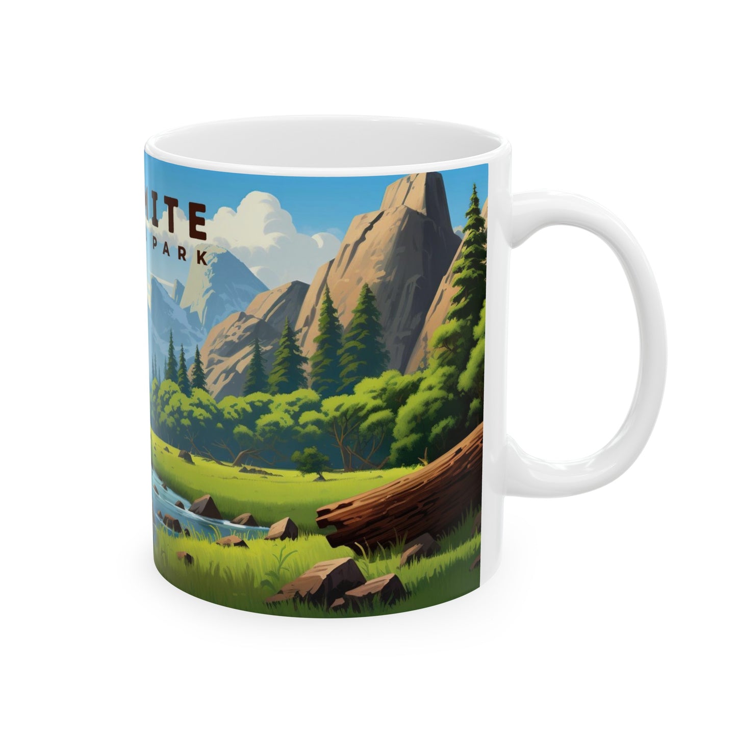 Yosemite National Park Mug | White Ceramic Mug (11oz, 15oz)