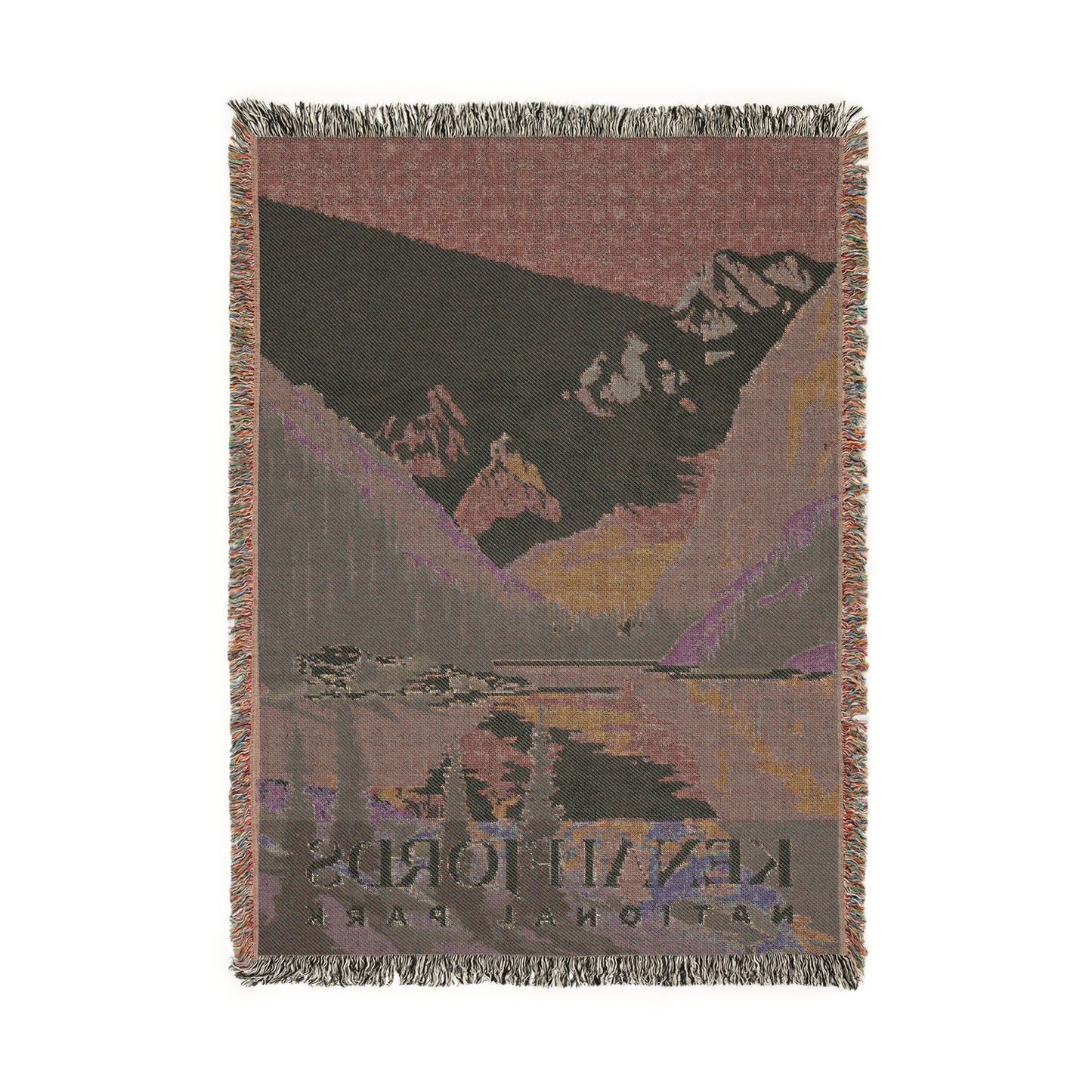 Kenai Fjords National Park Woven Blanket | S01