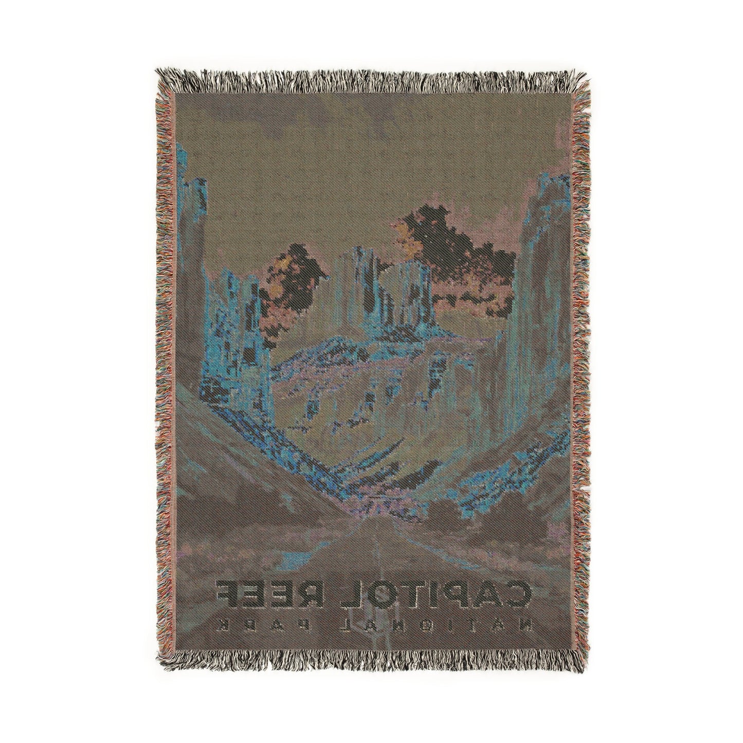 Capitol Reef National Park Woven Blanket | S14