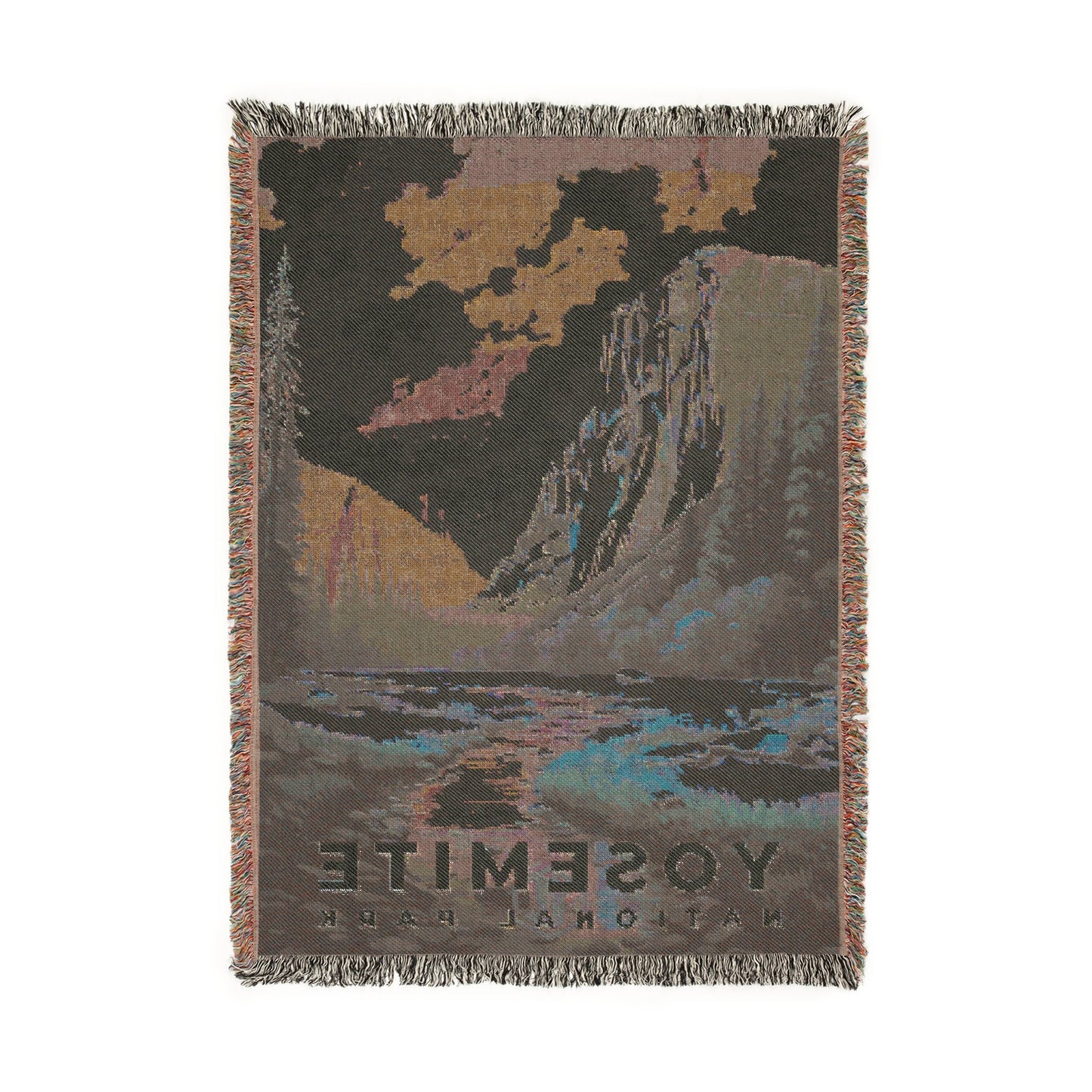 Yosemite National Park Woven Blanket | S06