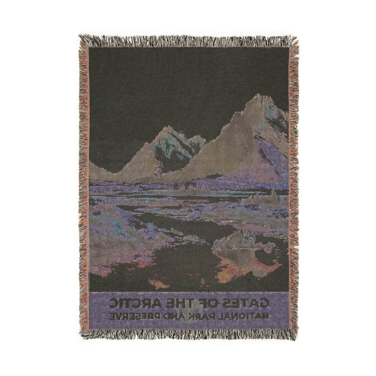 Gates of the Arctic National Park Woven Blanket | S08