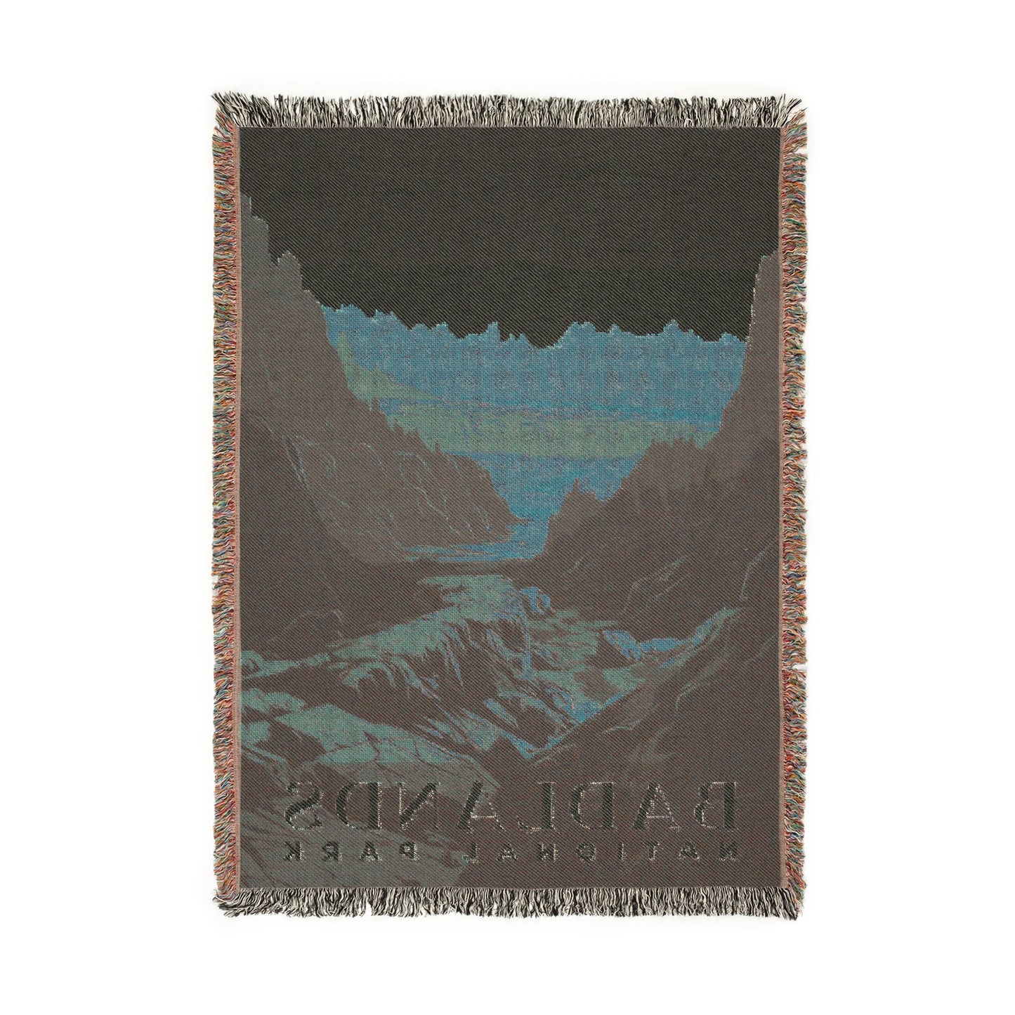 Badlands National Park Woven Blanket | S01