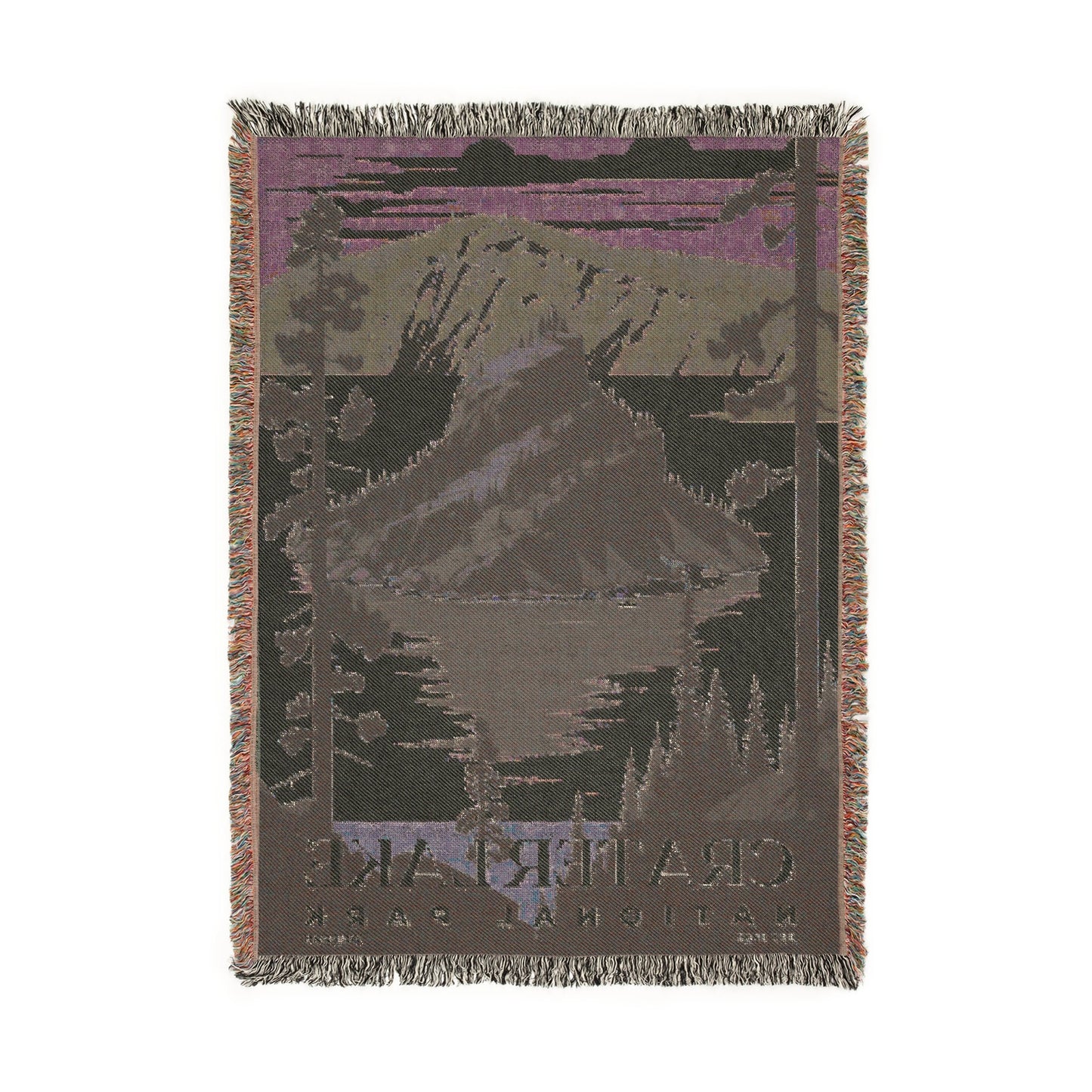 Crater Lake National Park Woven Blanket | S03