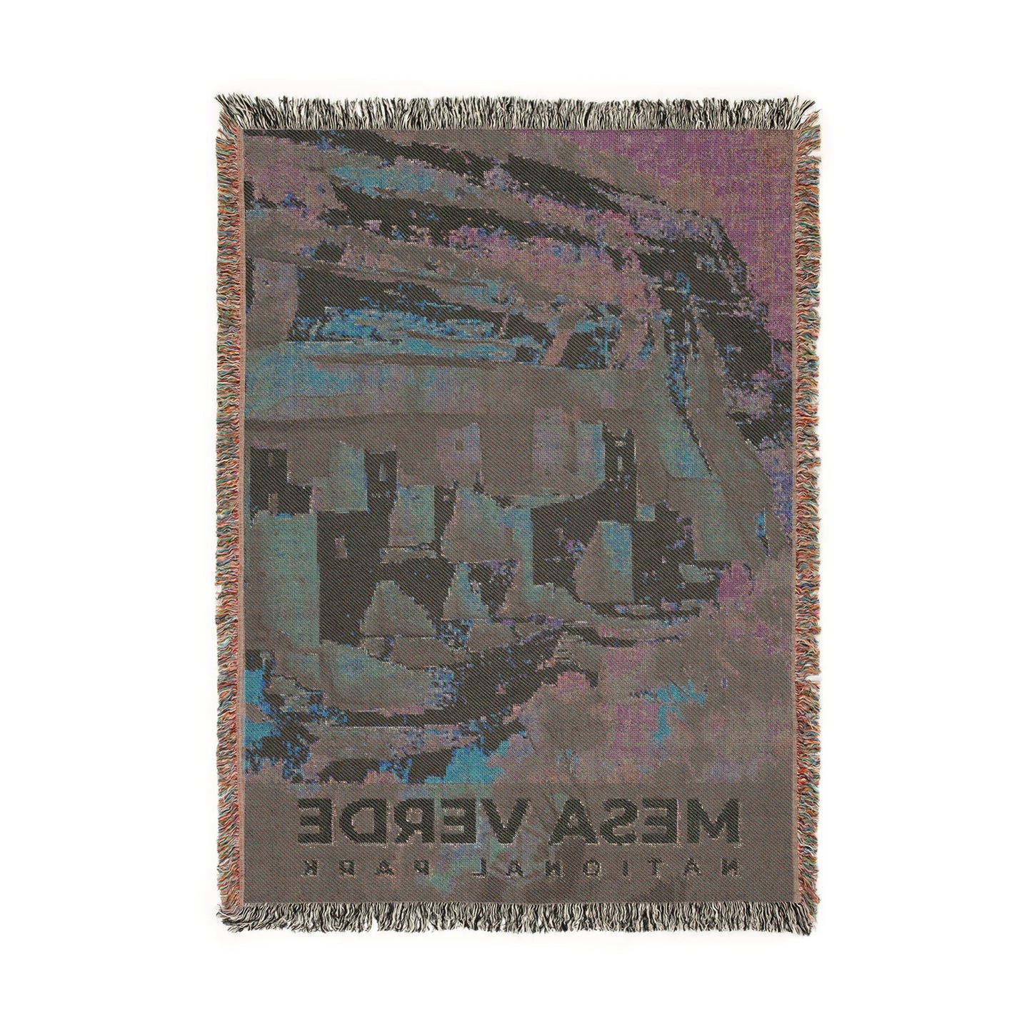 Mesa Verde National Park Woven Blanket | S11