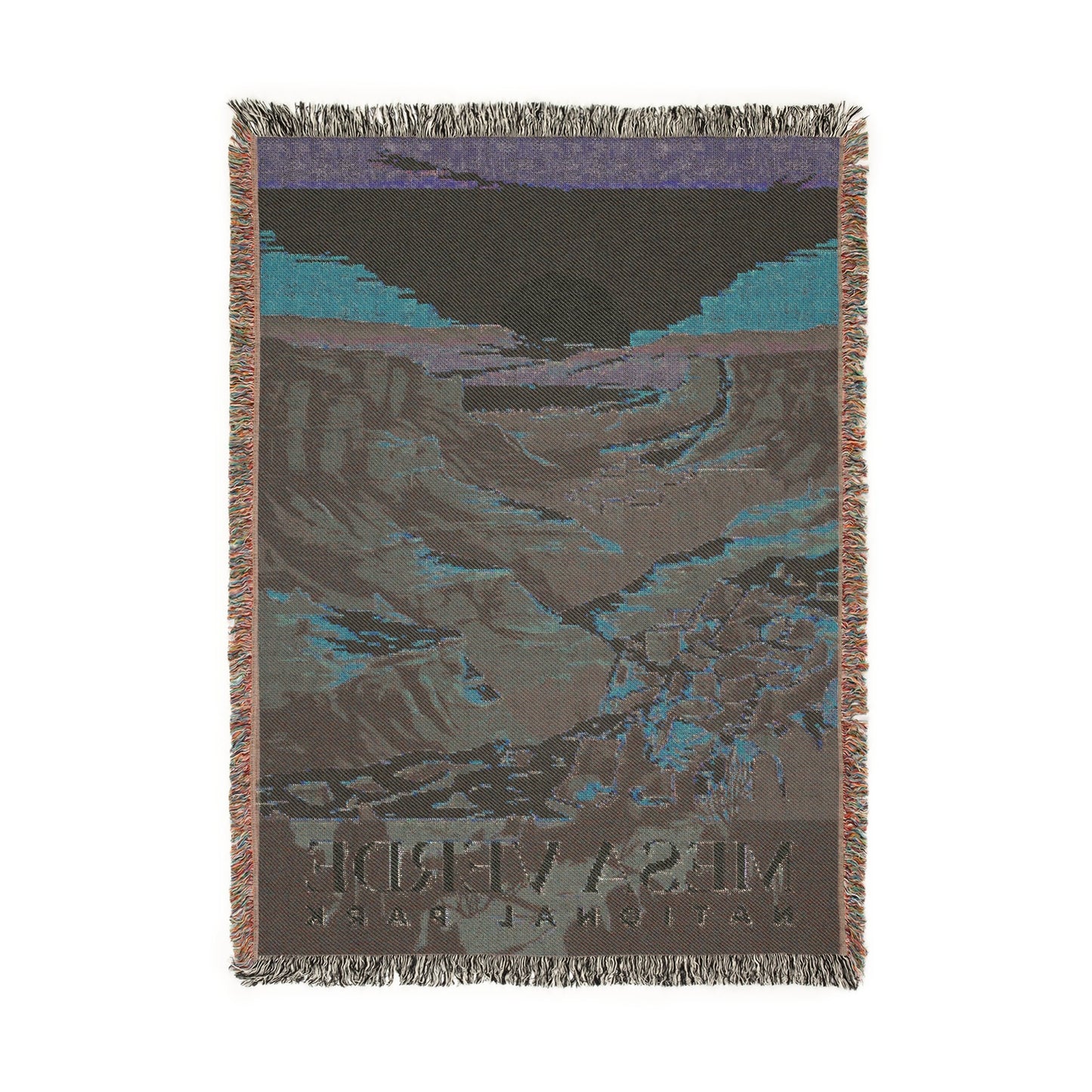 Mesa Verde National Park Woven Blanket | S01