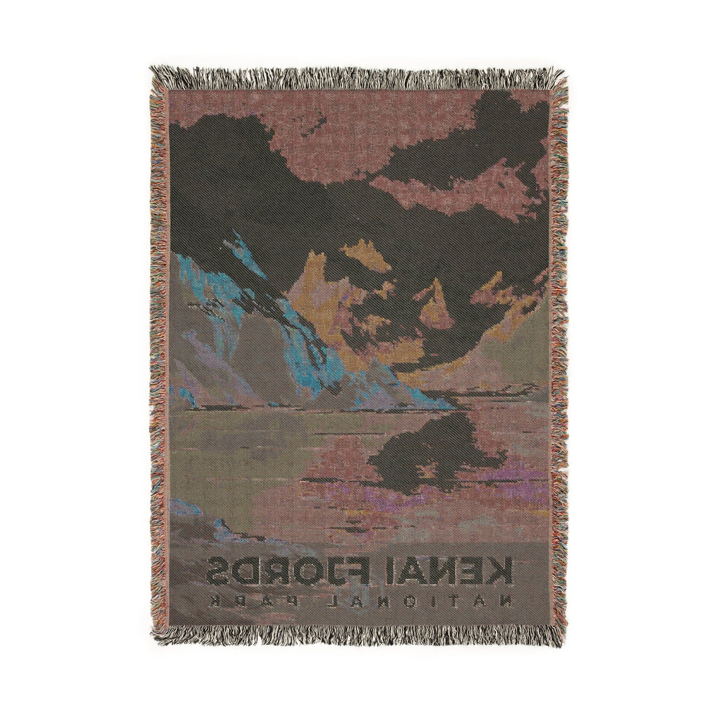 Kenai Fjords National Park Woven Blanket | S06