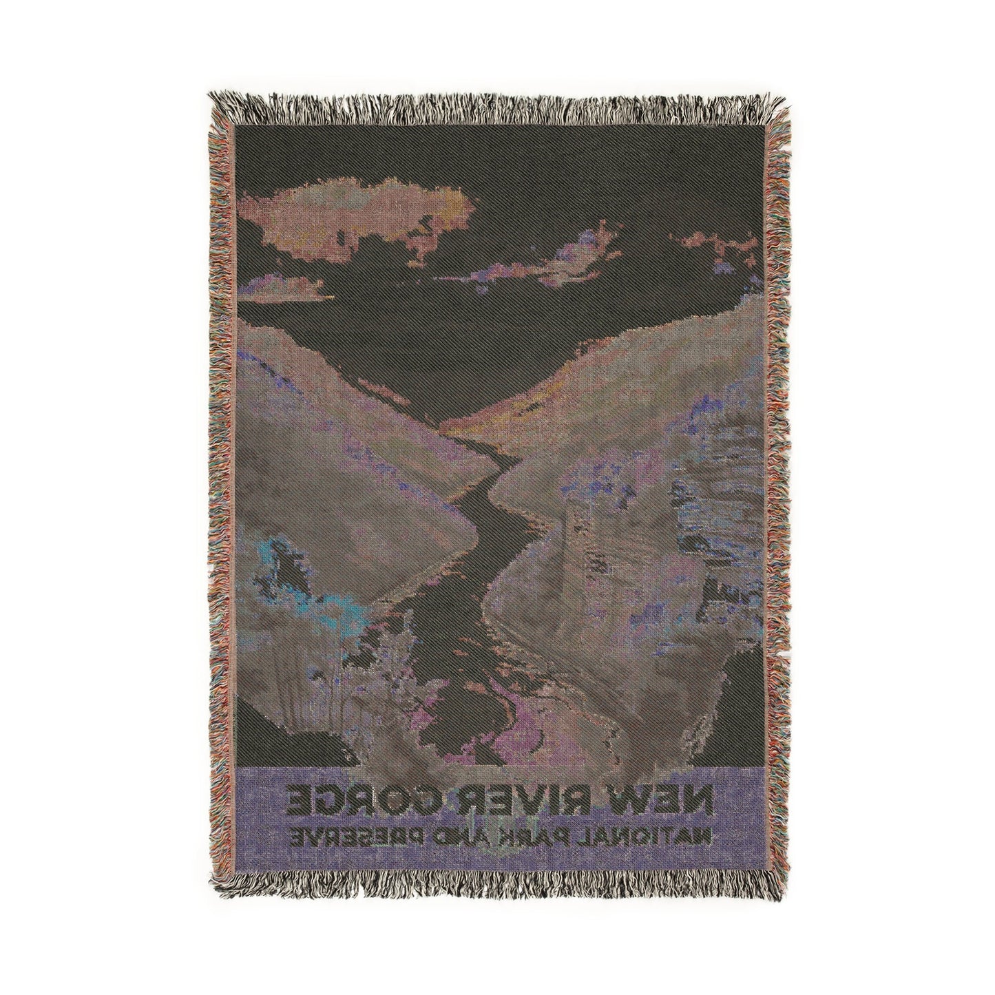 New River Gorge National Park Woven Blanket | S08