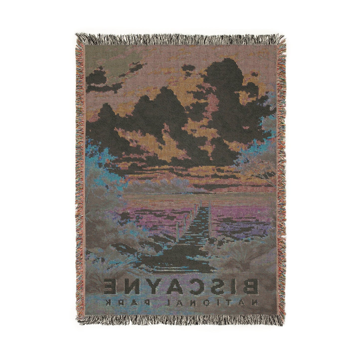 Biscayne National Park Woven Blanket | S06