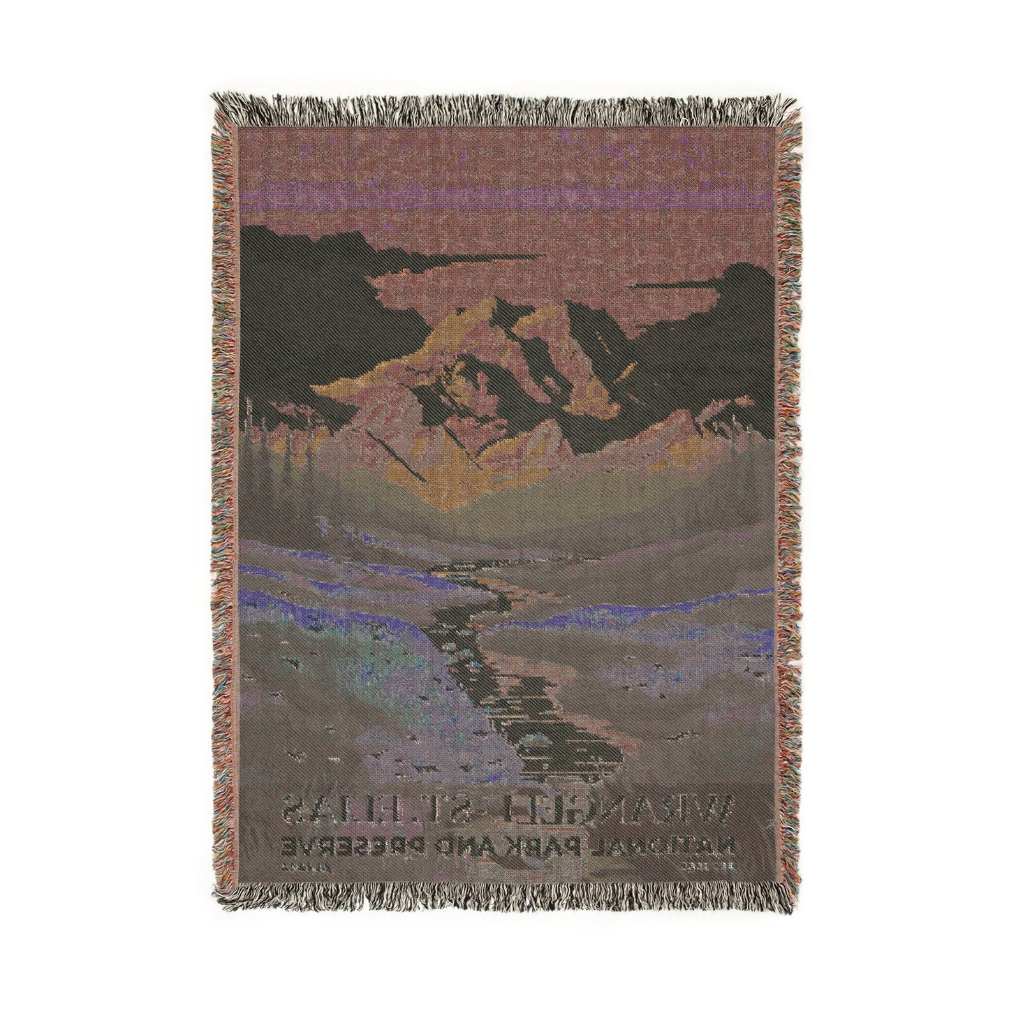 Wrangell-St. Elias National Park Woven Blanket | S03