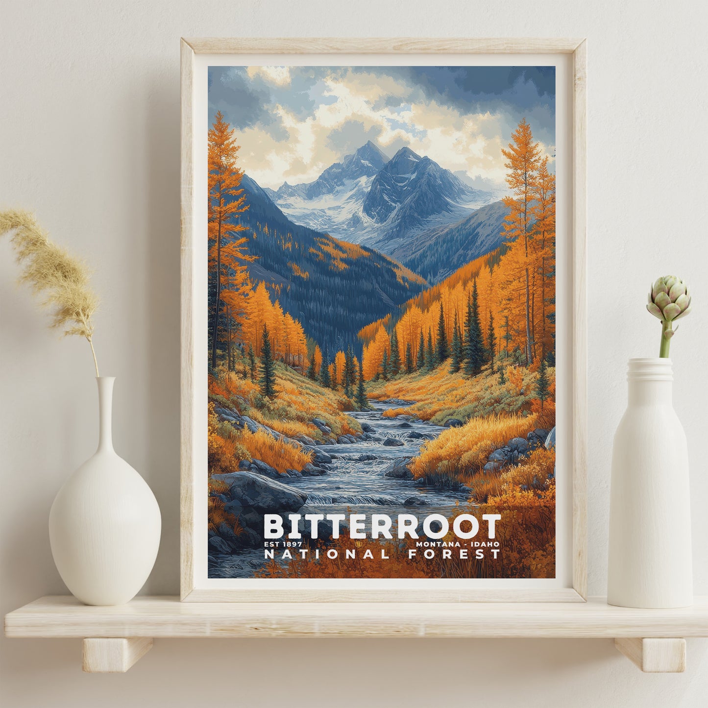 Bitterroot National Forest Poster | S02