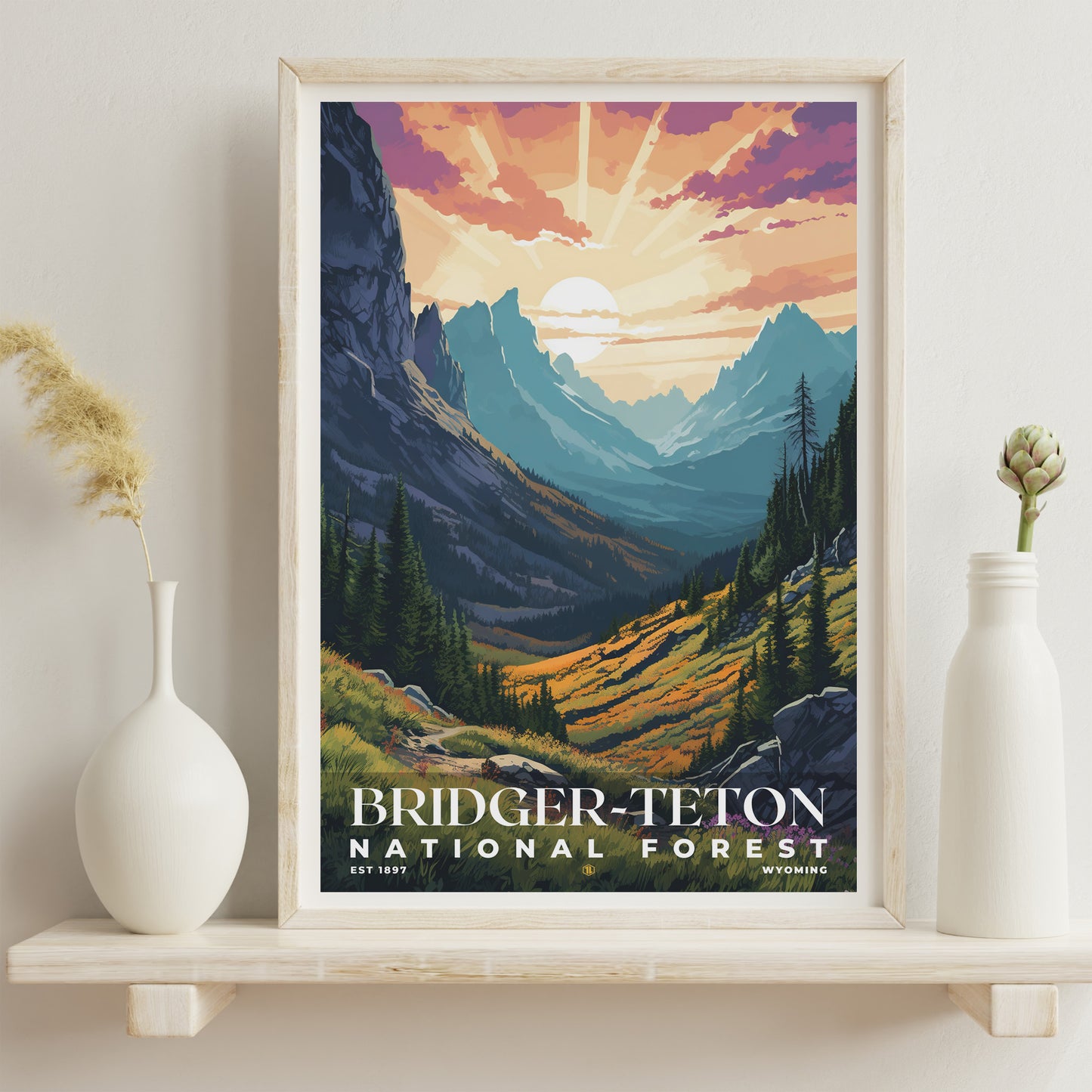 Bridger-Teton National Forest Poster | S01