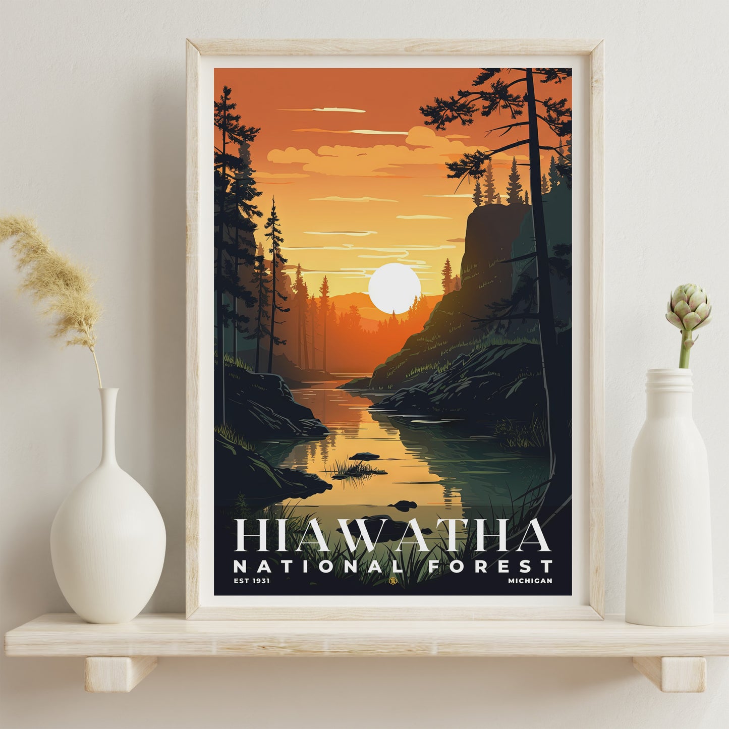 Hiawatha National Forest Poster | S01