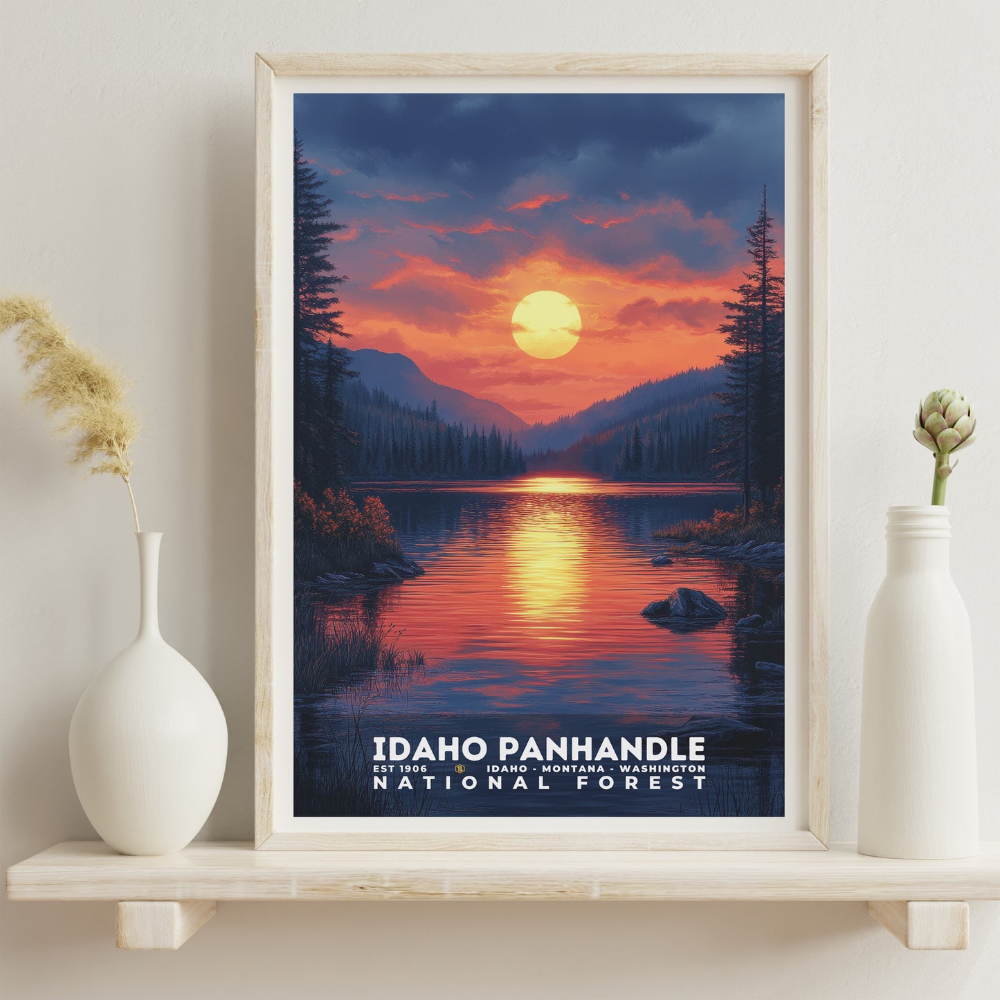 Idaho Panhandle National Forest Poster | S02
