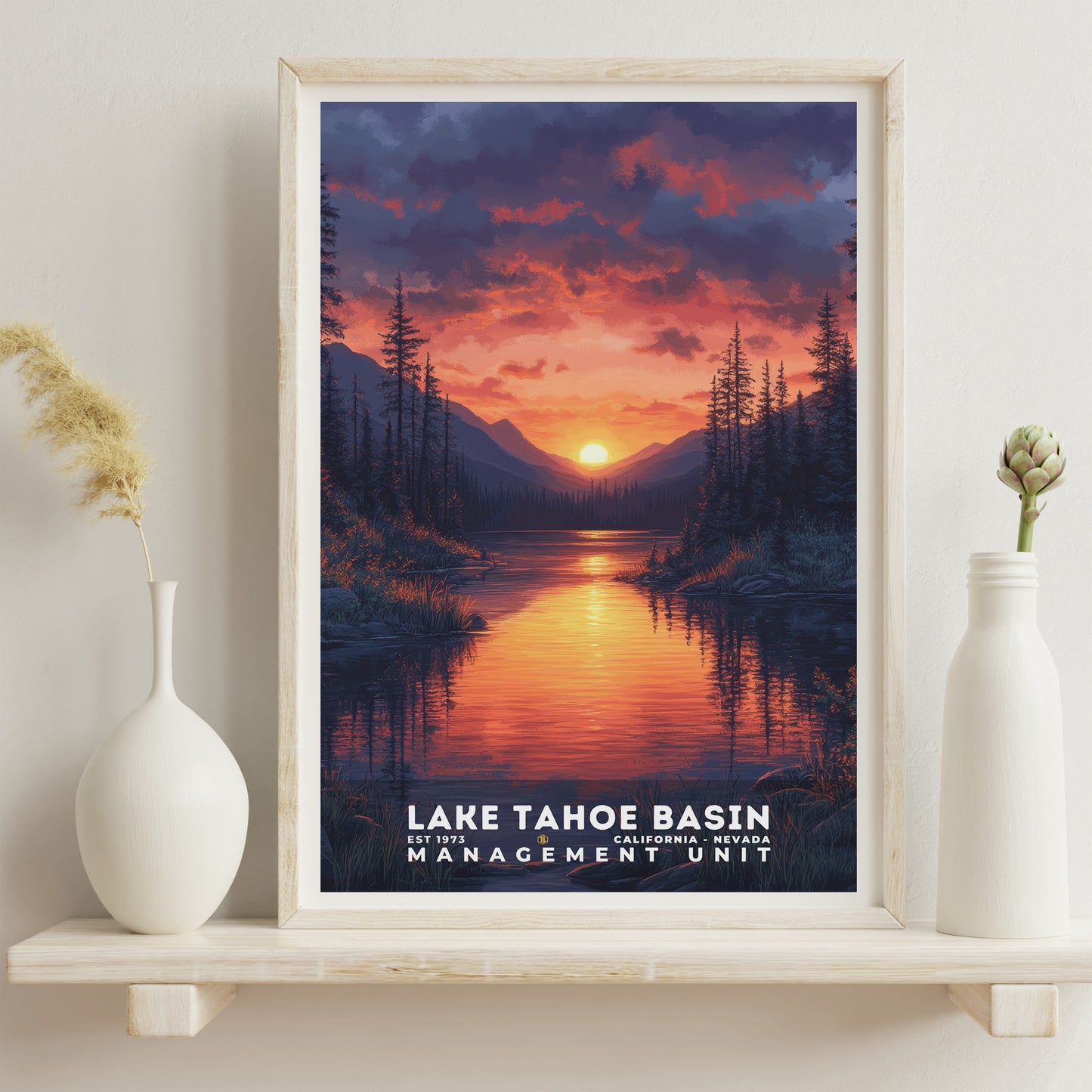 Lake Tahoe Basin Management Unit National Forest Poster | S02
