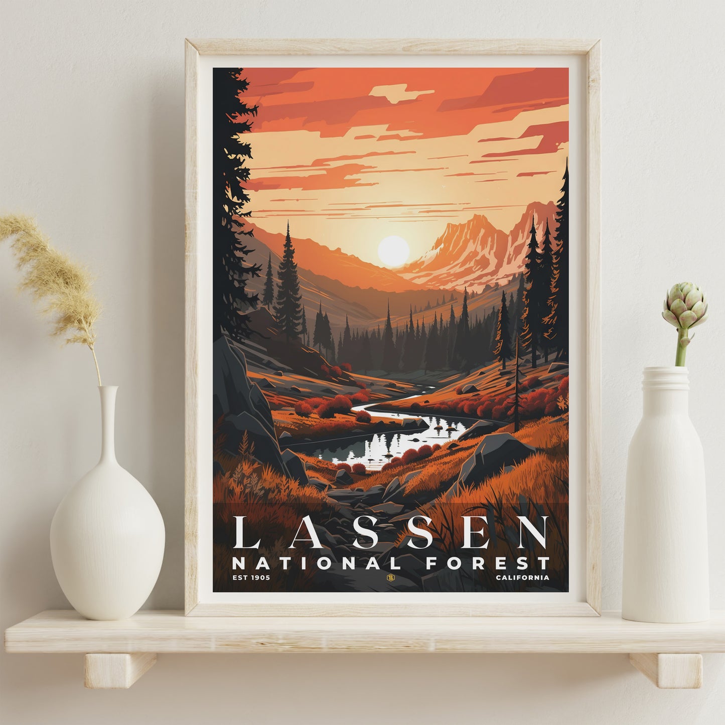 Lassen National Forest Poster | S01