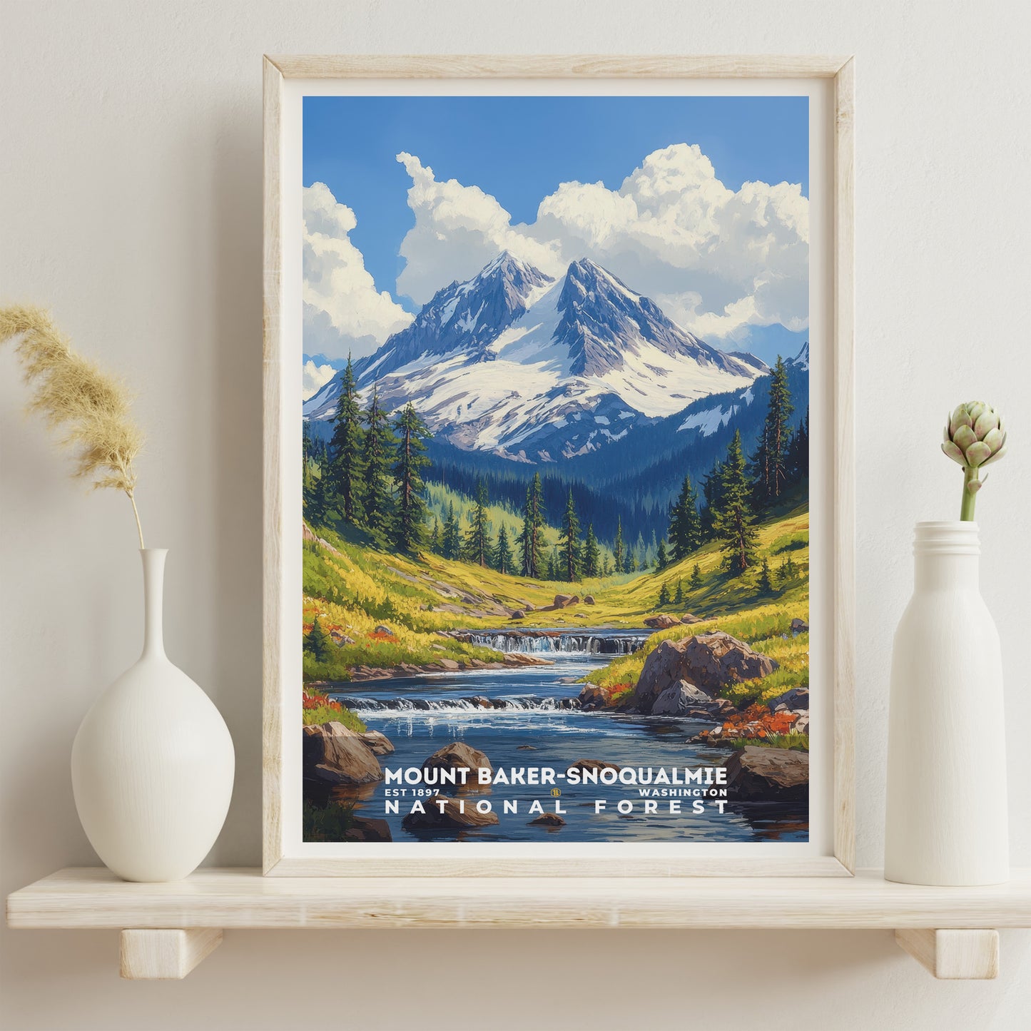 Mount Baker-Snoqualmie National Forest Poster | S02