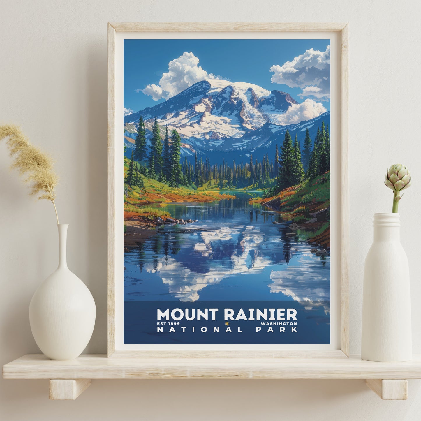 Mount Rainier National Park Poster | S13
