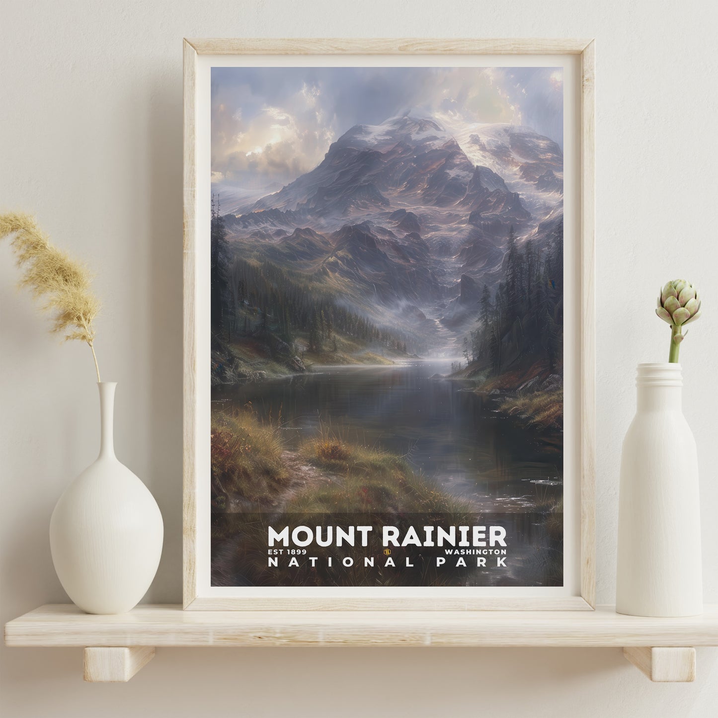 Mount Rainier National Park Poster | S12