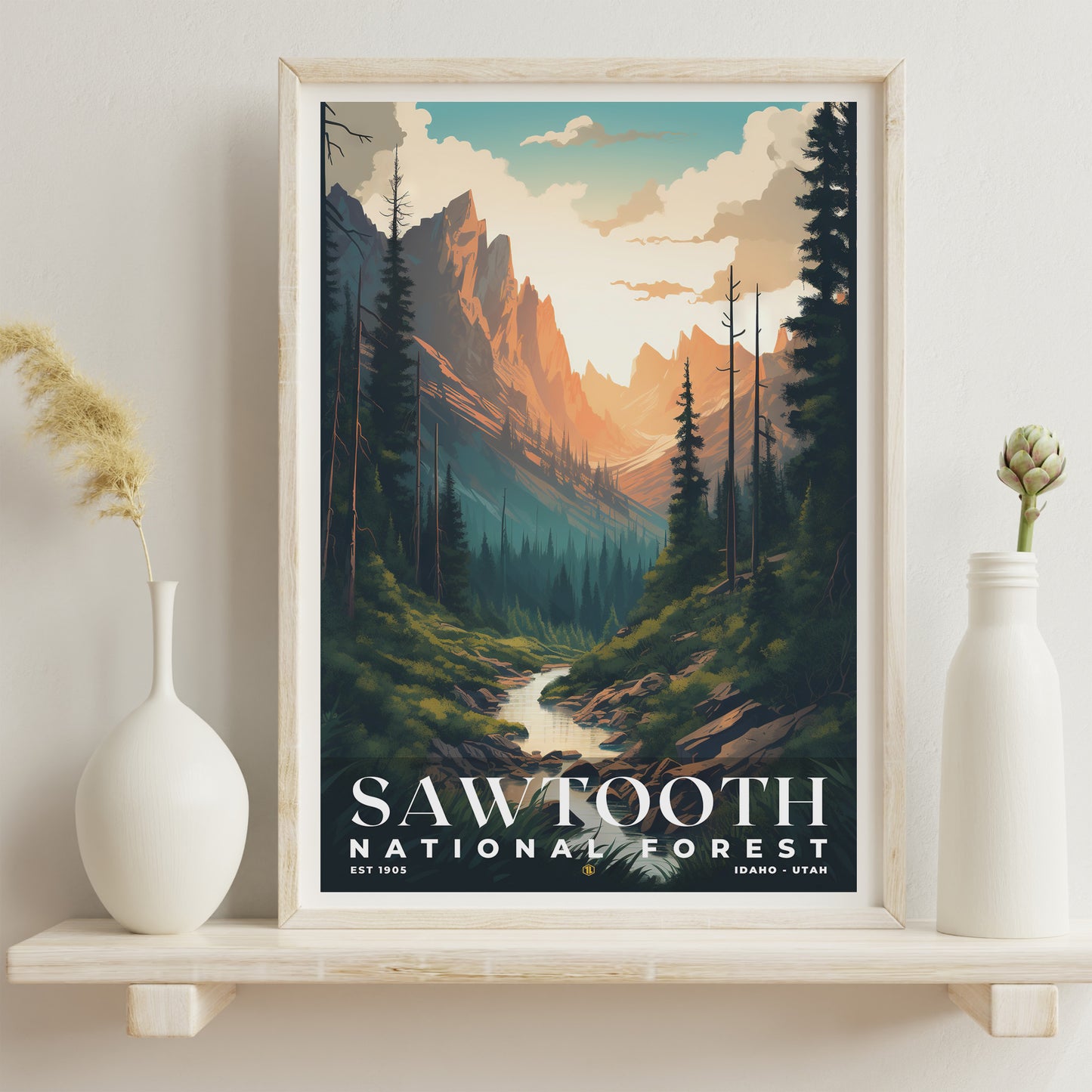 Sawtooth National Forest Poster | S01