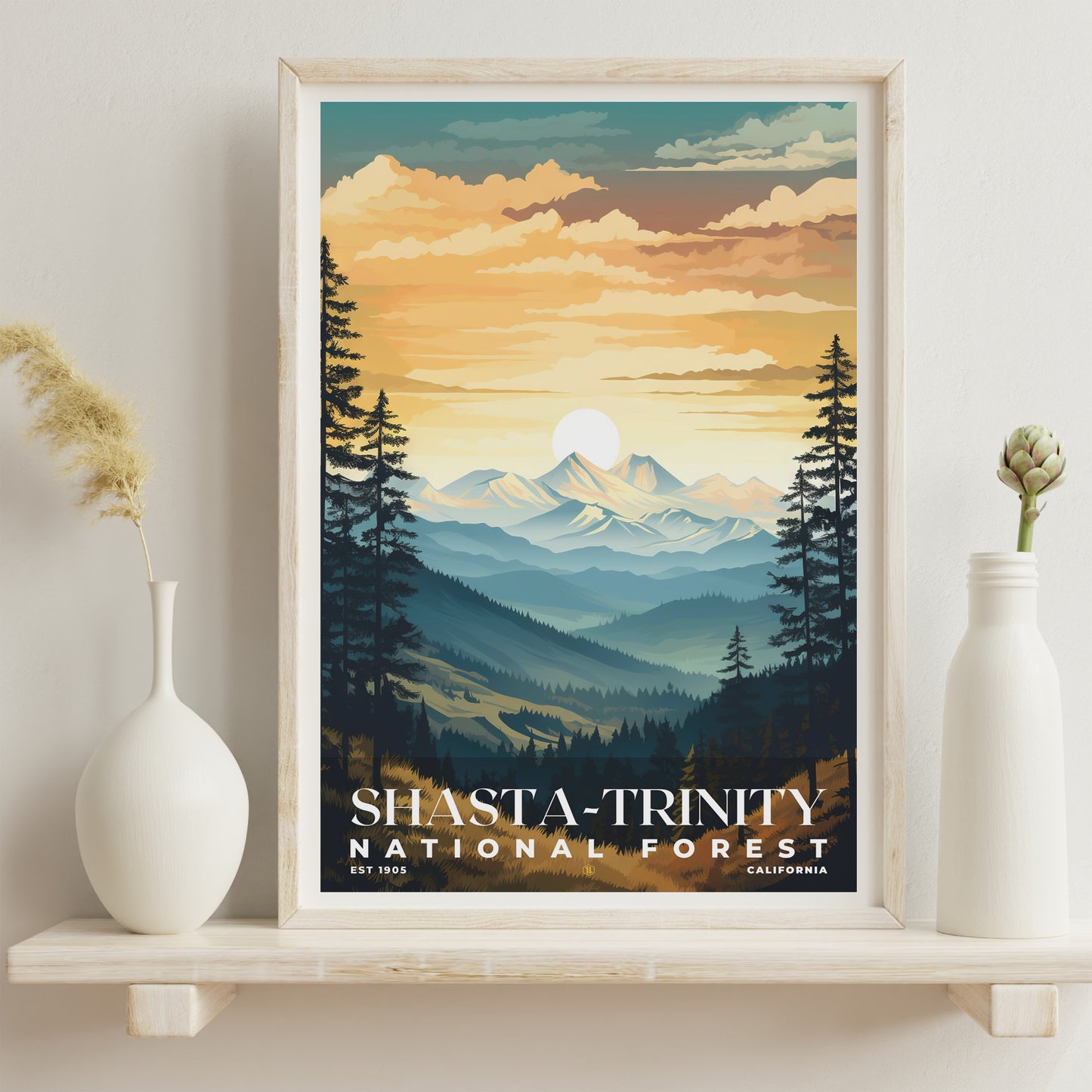 Shasta-Trinity National Forest Poster | S01