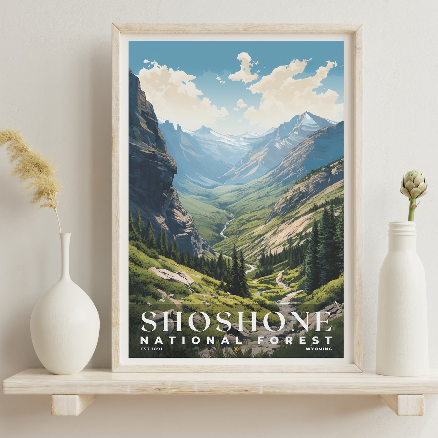 Shoshone National Forest Poster | S01