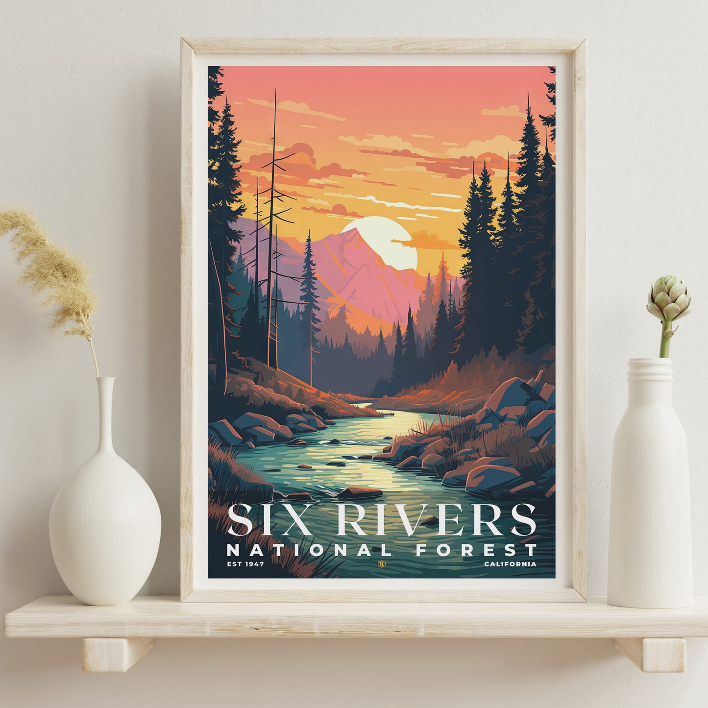 Six Rivers National Forest Poster | S01