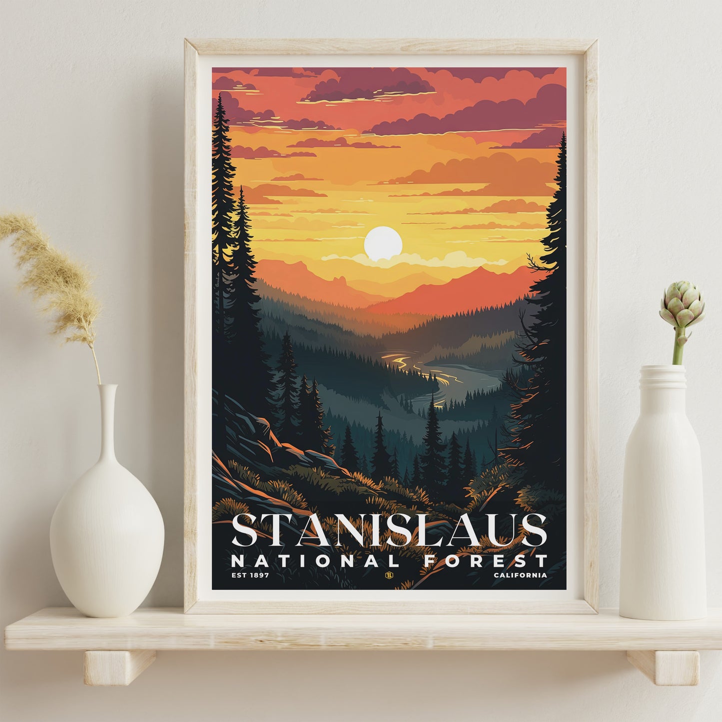 Stanislaus National Forest Poster | S01