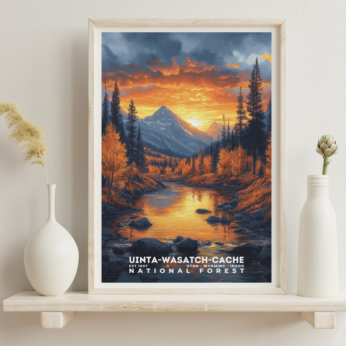 Uinta-Wasatch-Cache National Forest Poster | S02