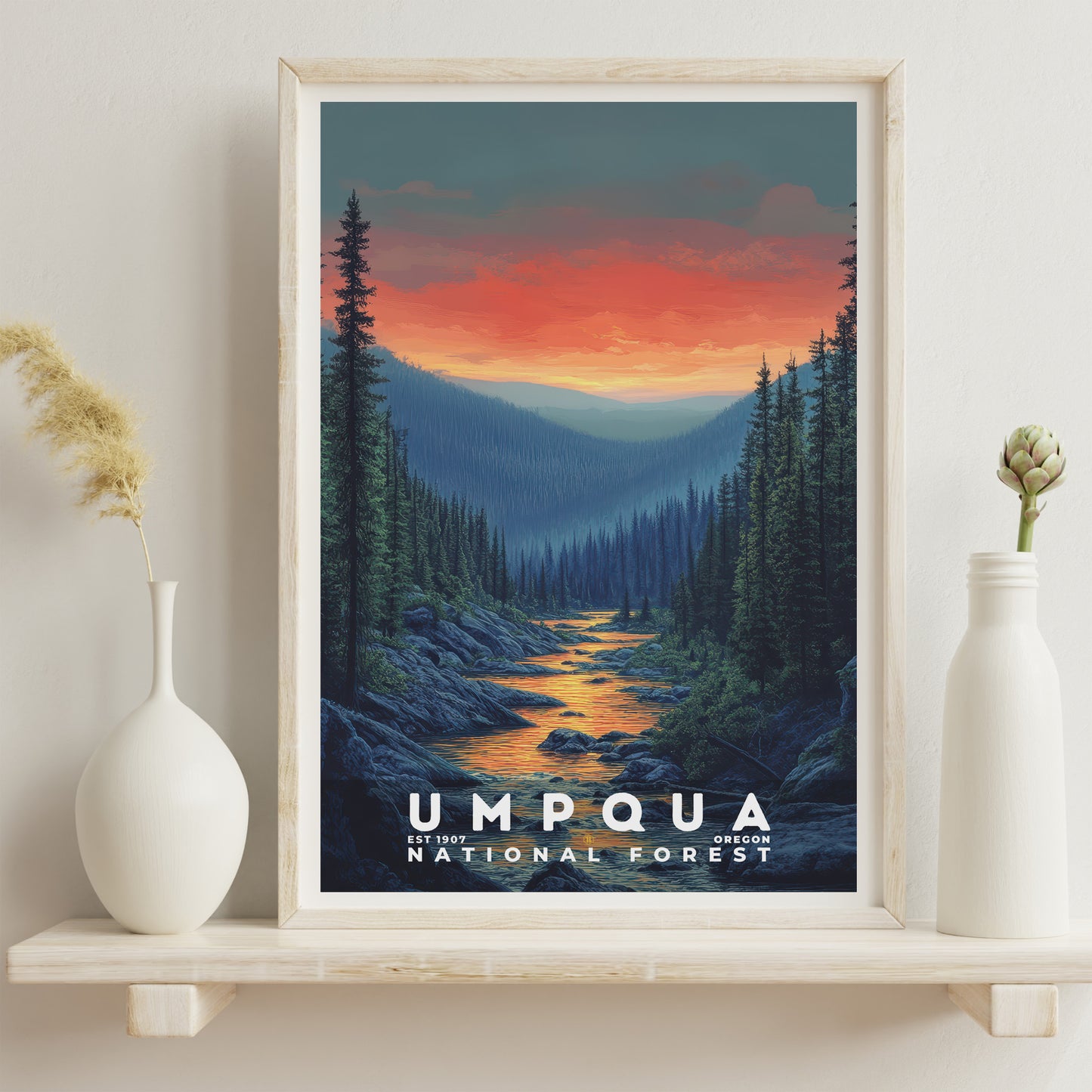 Umpqua National Forest Poster | S02