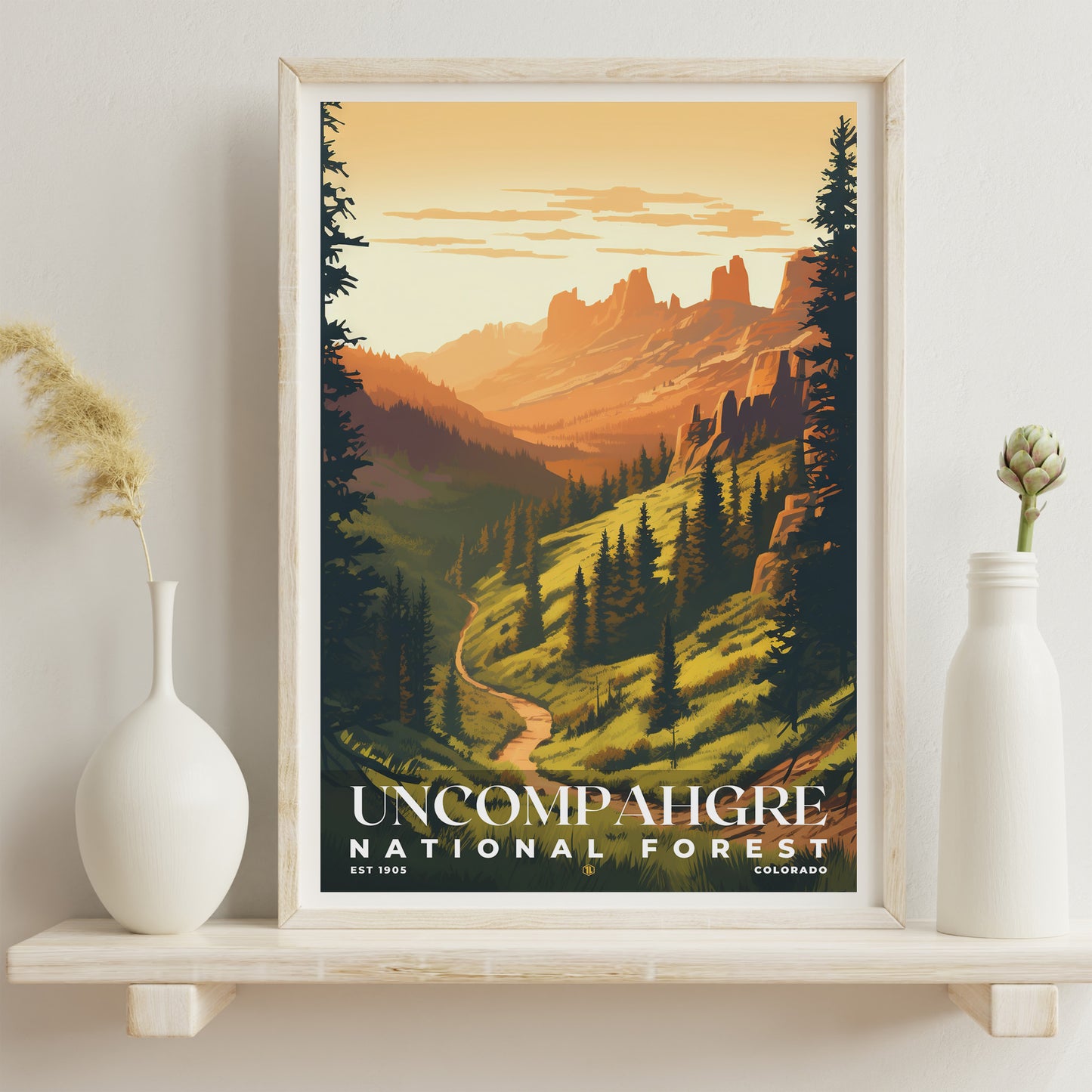 Uncompahgre National Forest Poster | S01